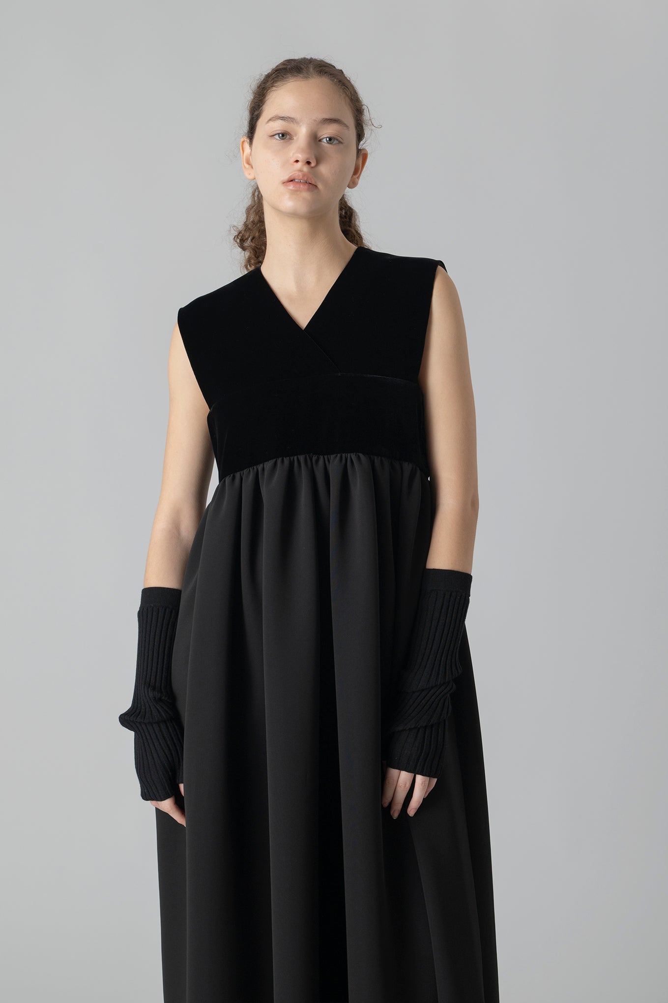 VELVET MAXI DRESS