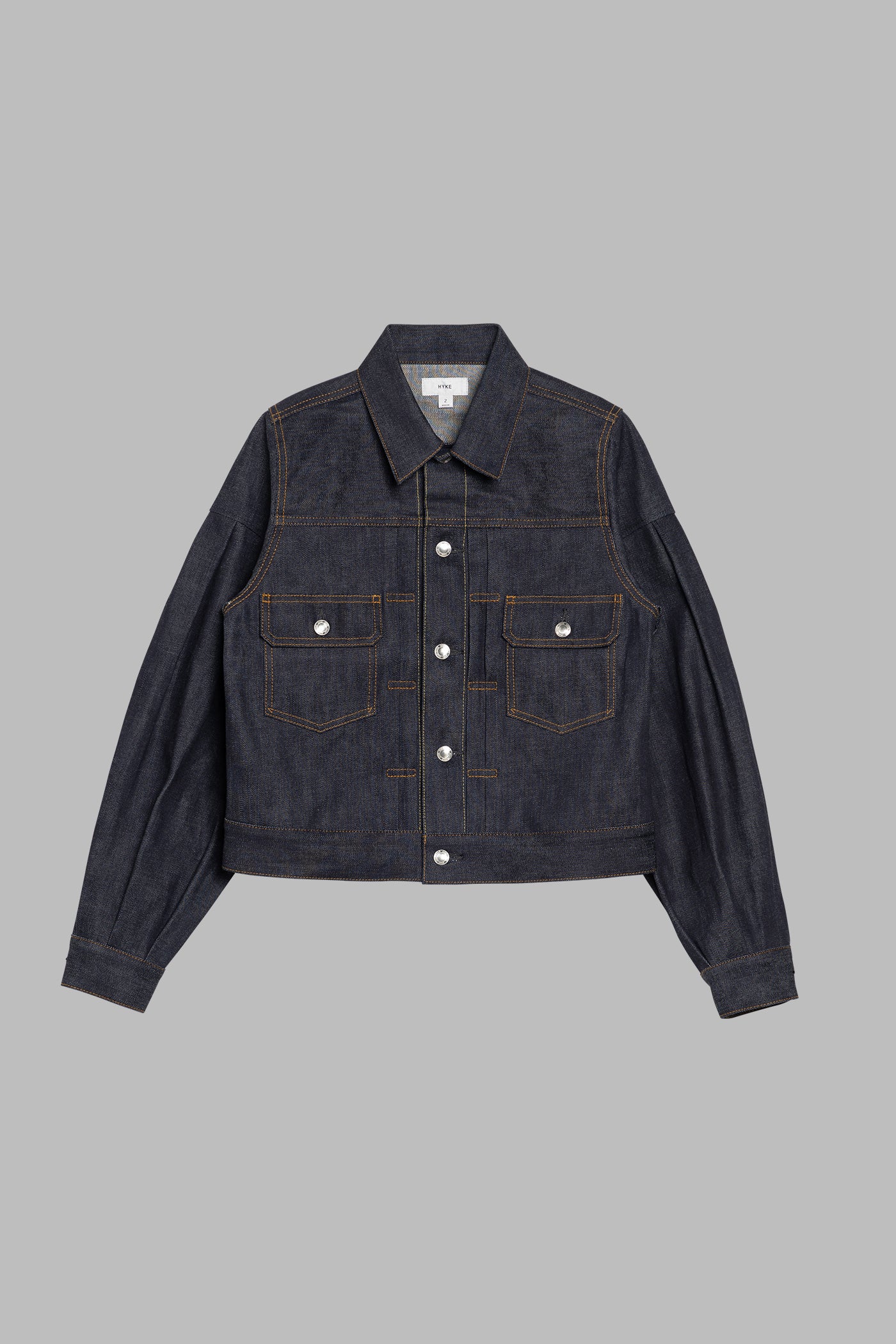 BALLOON SLEEVE DENIM JACKET TYPE 2 / REGULAR FIT – HYKE ONLINE STORE