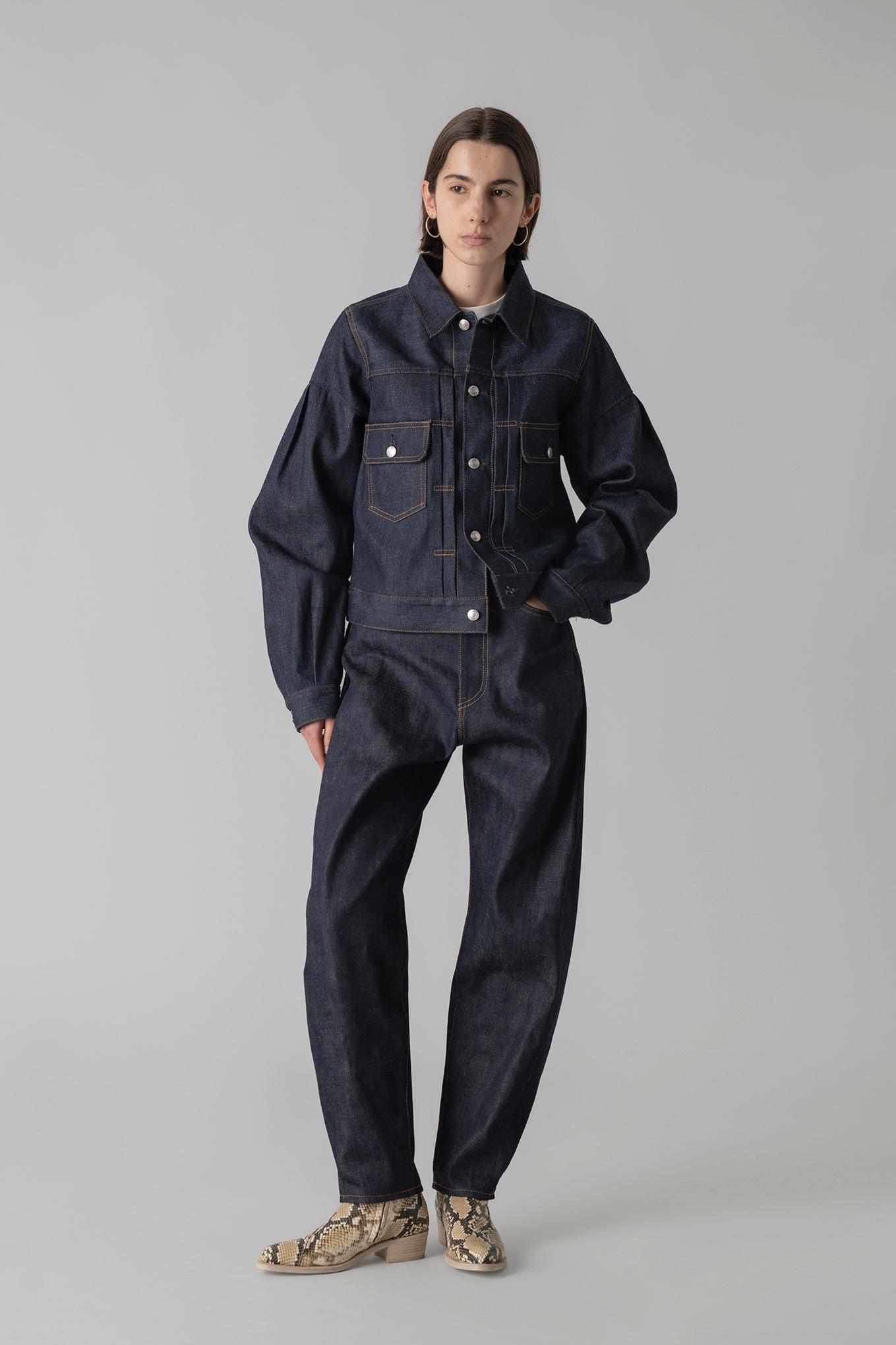 BALLOON SLEEVE DENIM JACKET TYPE 2 / REGULAR FIT