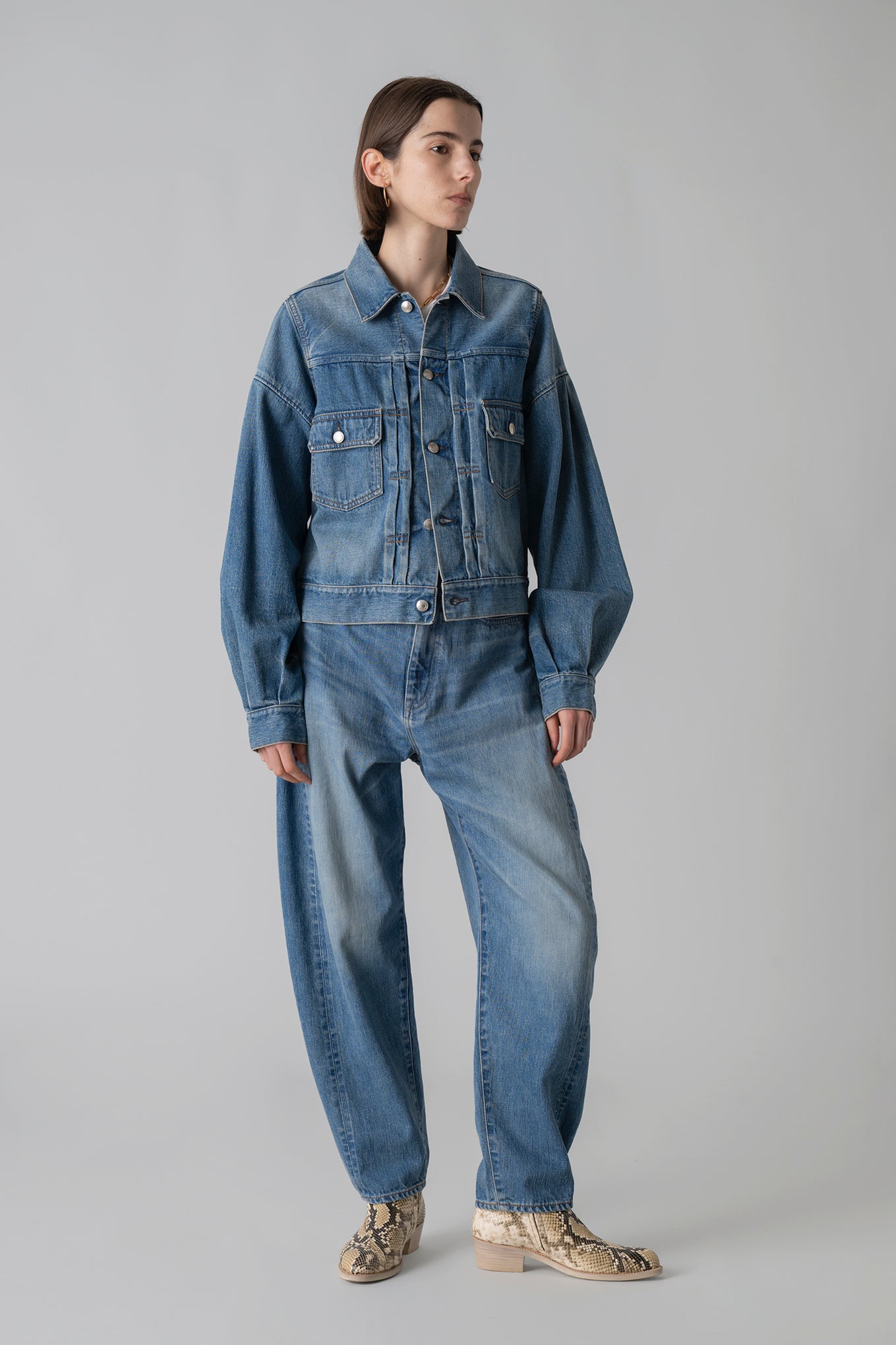 BALLOON SLEEVE DENIM JACKET TYPE 2 / REGULAR FIT