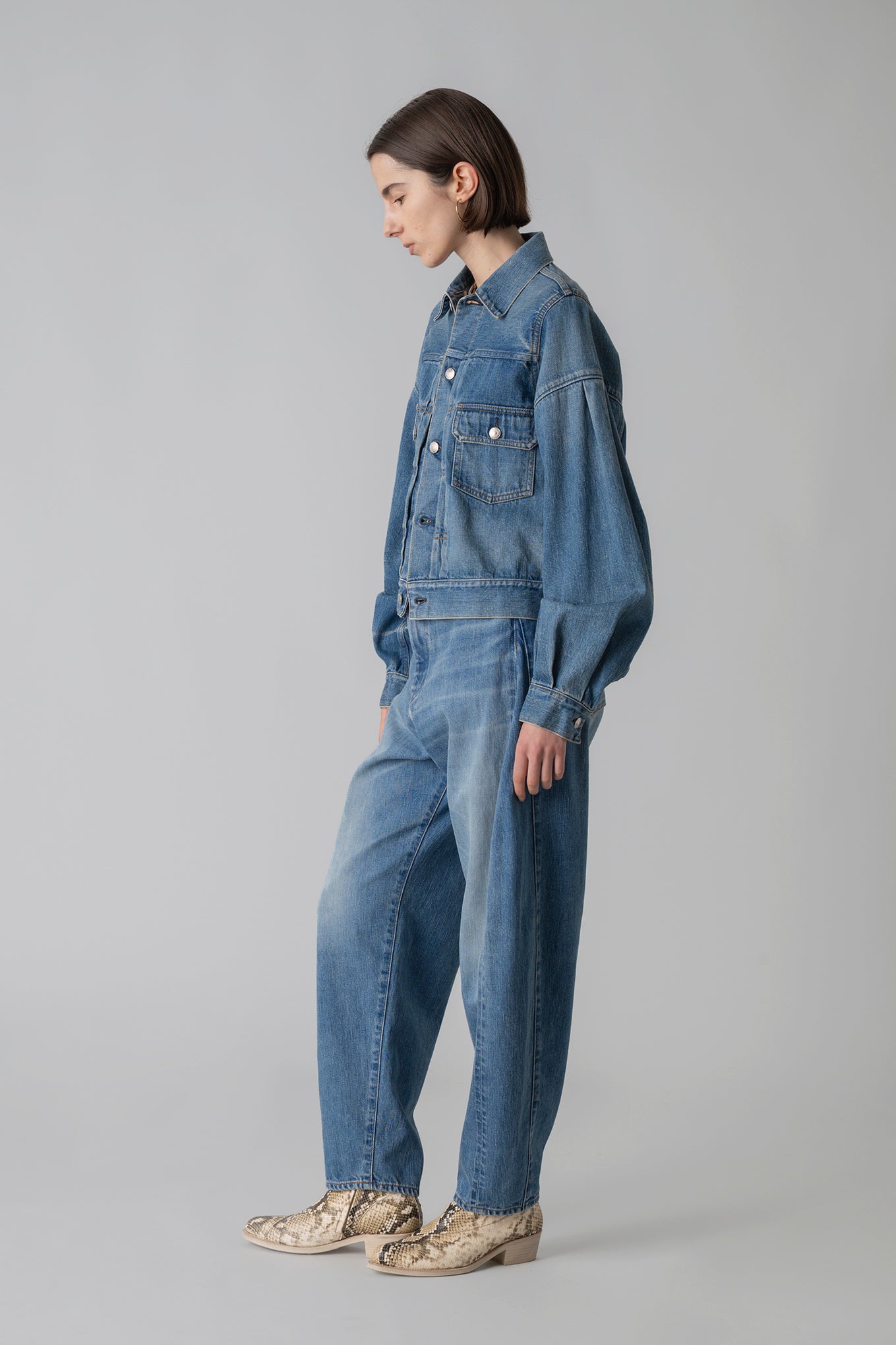 BALLOON SLEEVE DENIM JACKET TYPE 2 / REGULAR FIT