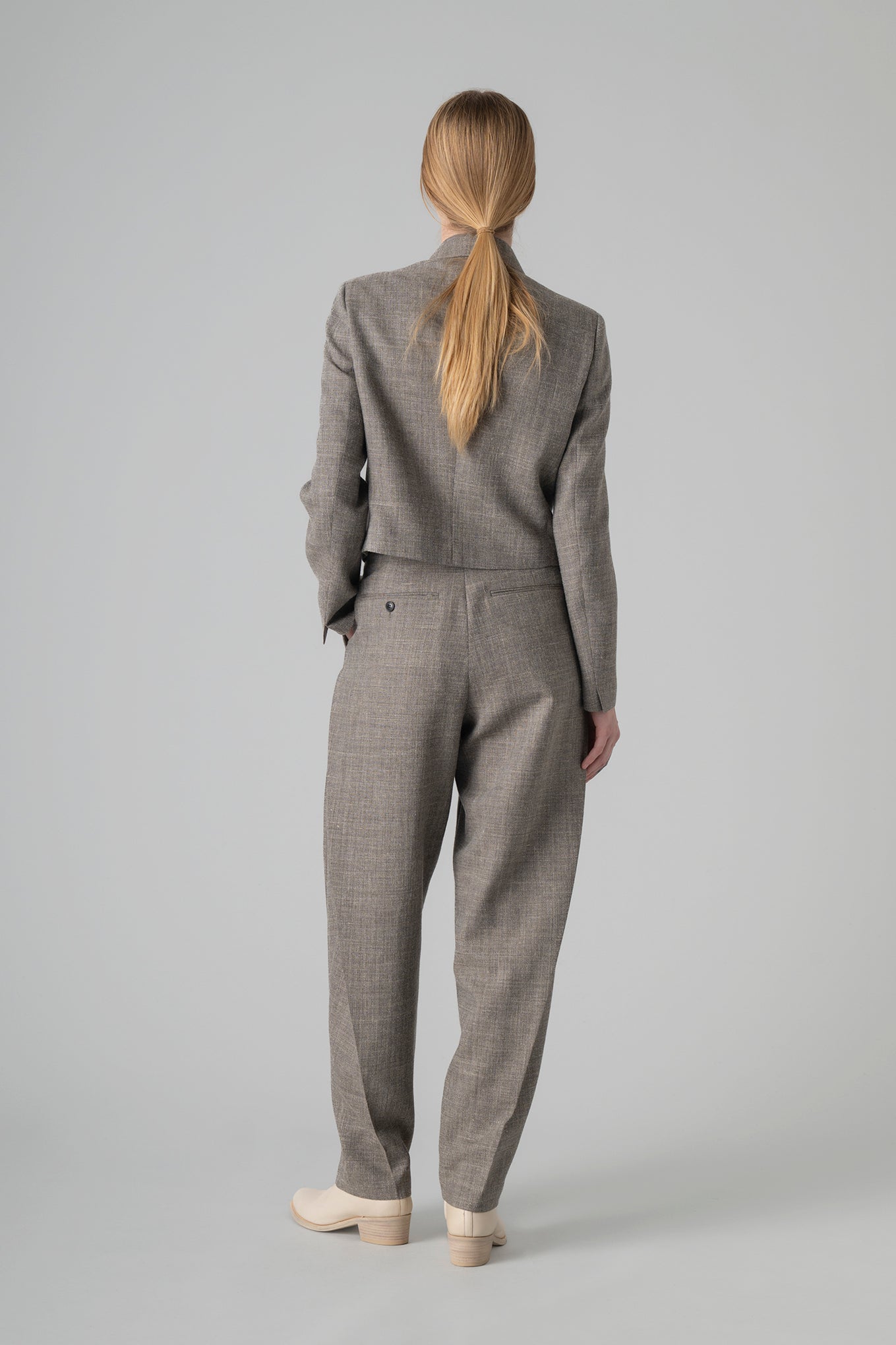 TWEED DOUBLE-BREASTED BLAZER