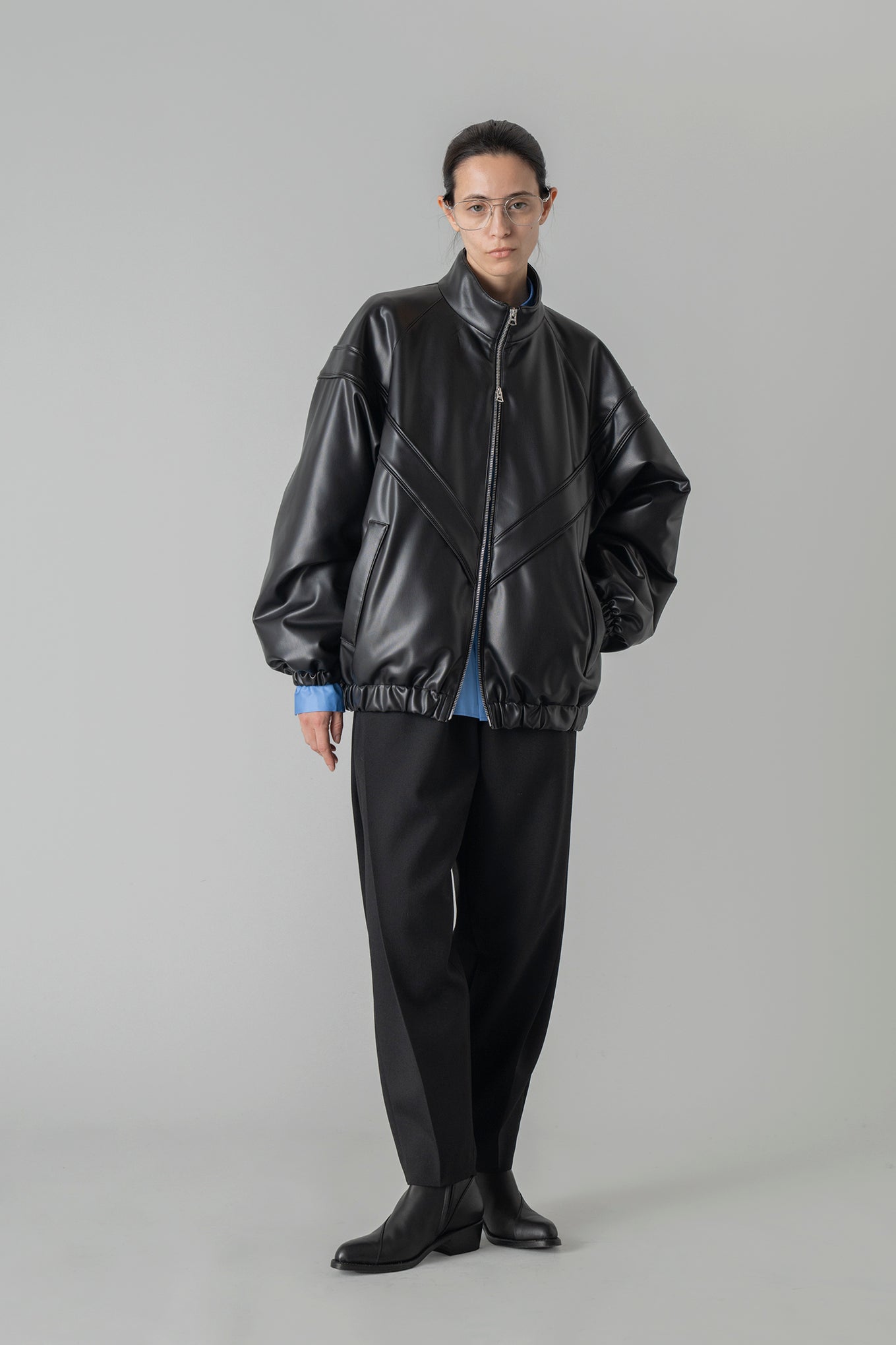 FAUX LEATHER JACKET