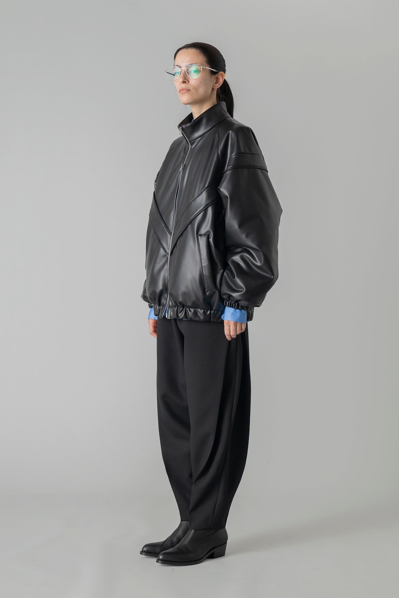 FAUX LEATHER JACKET