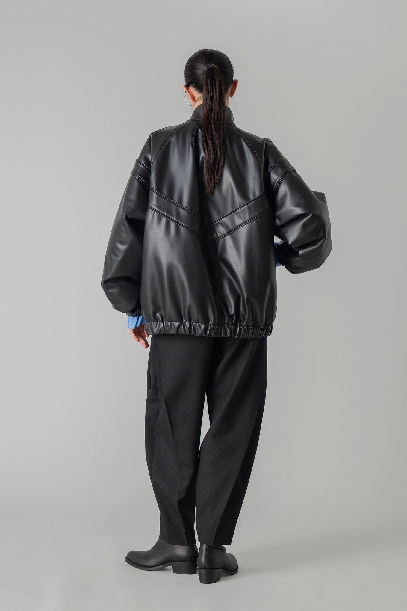FAUX LEATHER JACKET