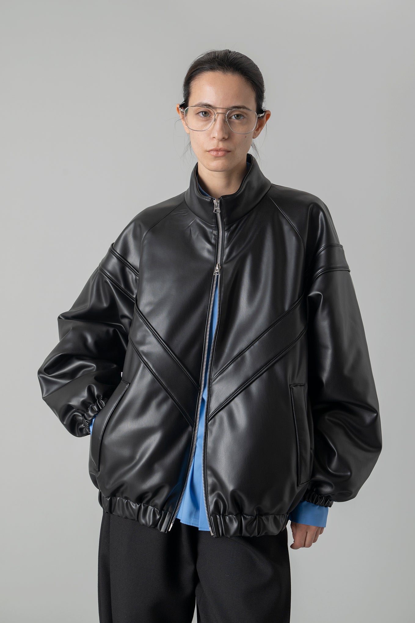 FAUX LEATHER JACKET