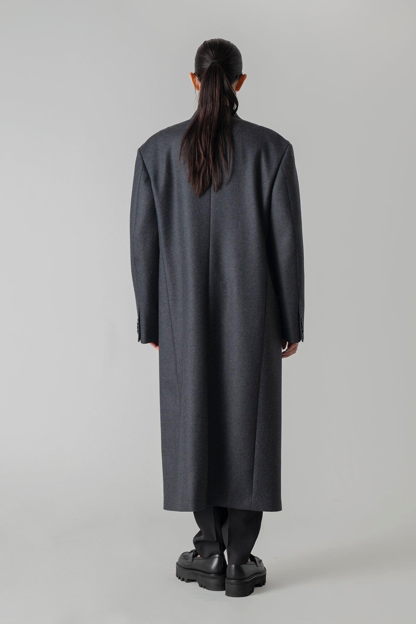 MELTON DOUBLE-BREASTED COAT