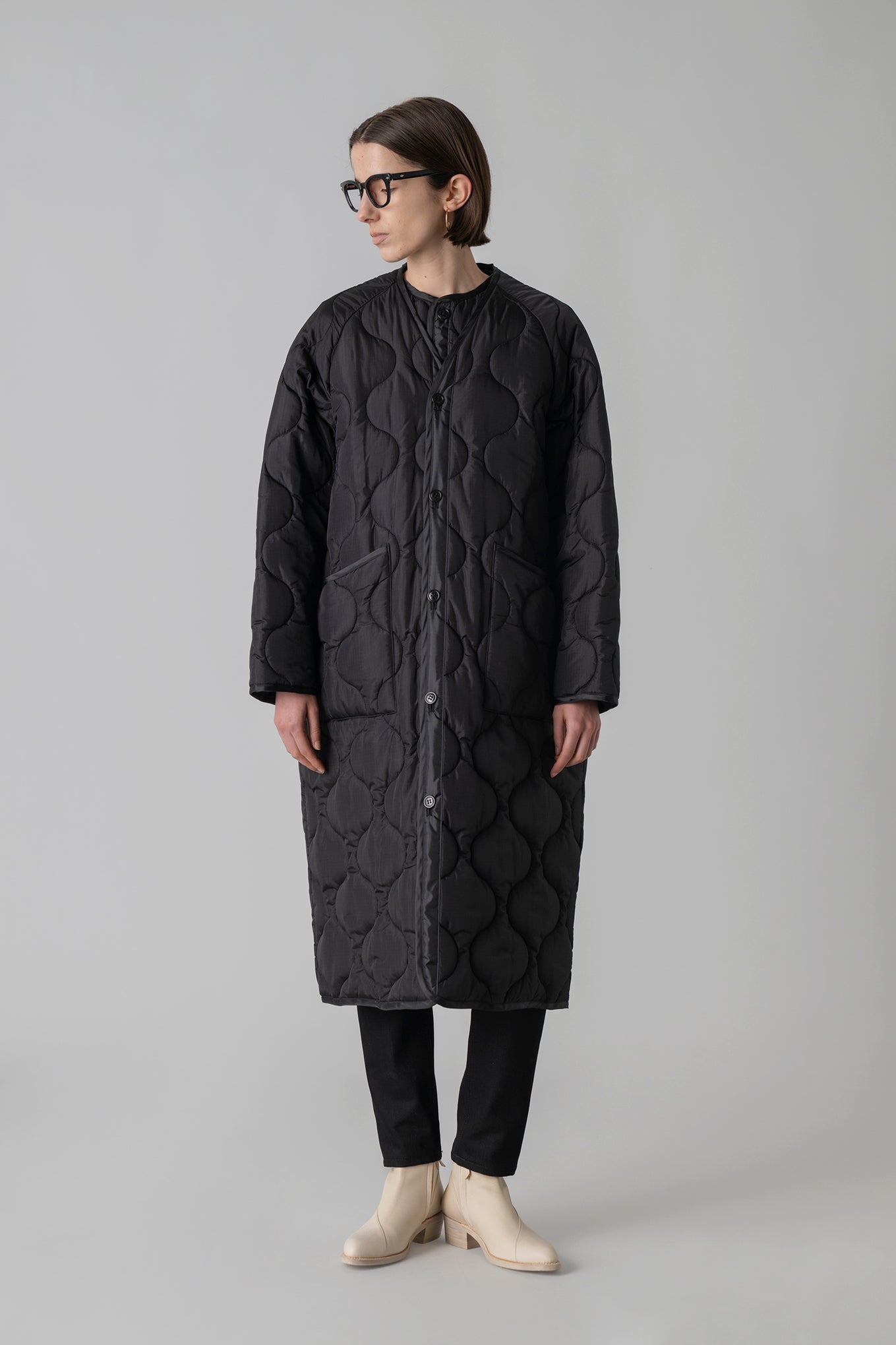 QUILTED LINER COAT