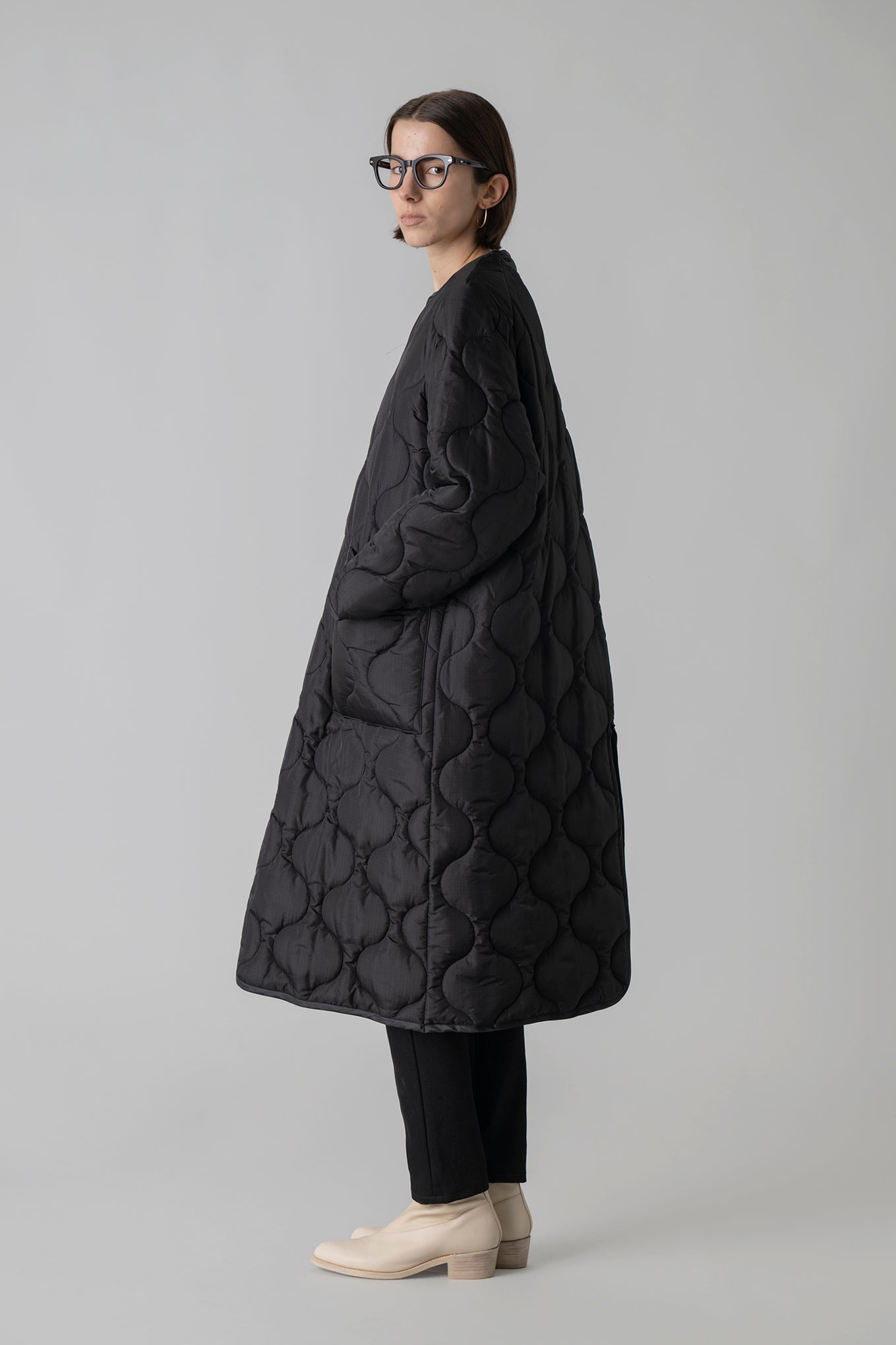 QUILTED LINER COAT