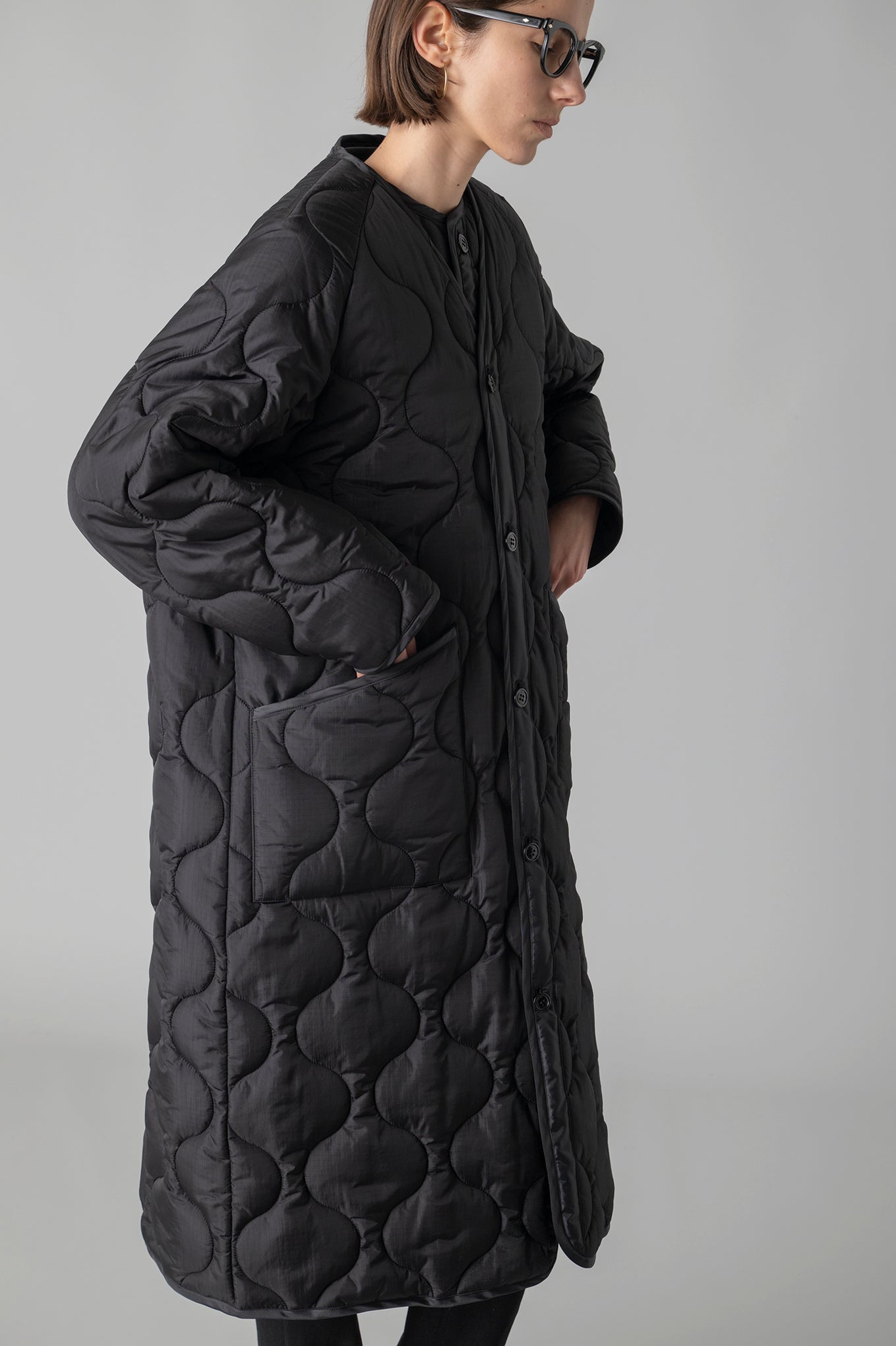 QUILTED LINER COAT