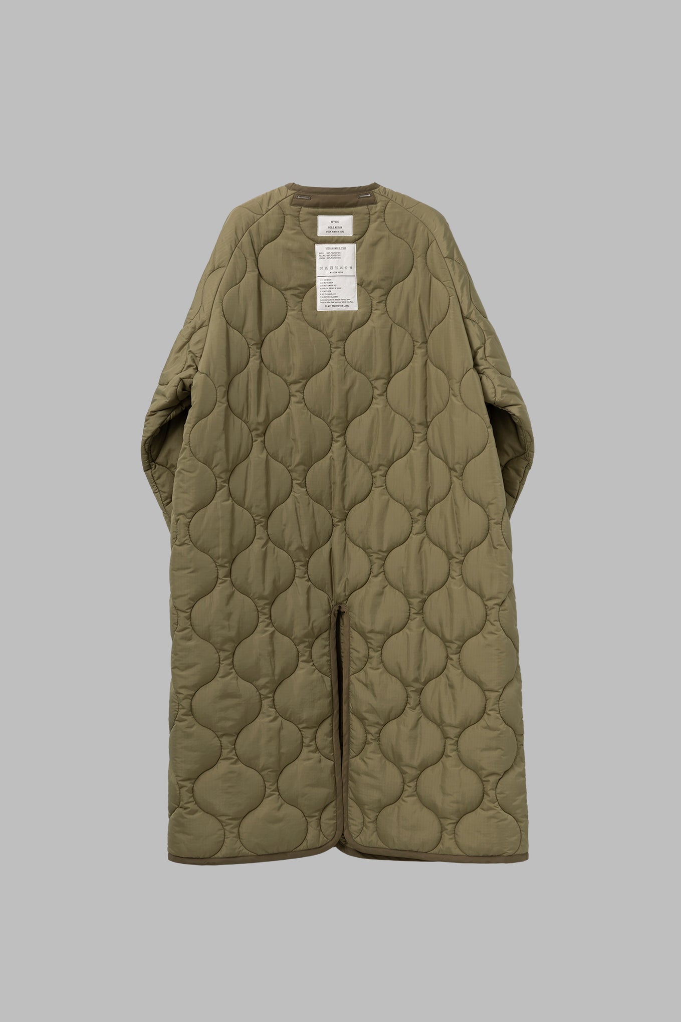 QUILTED LINER COAT