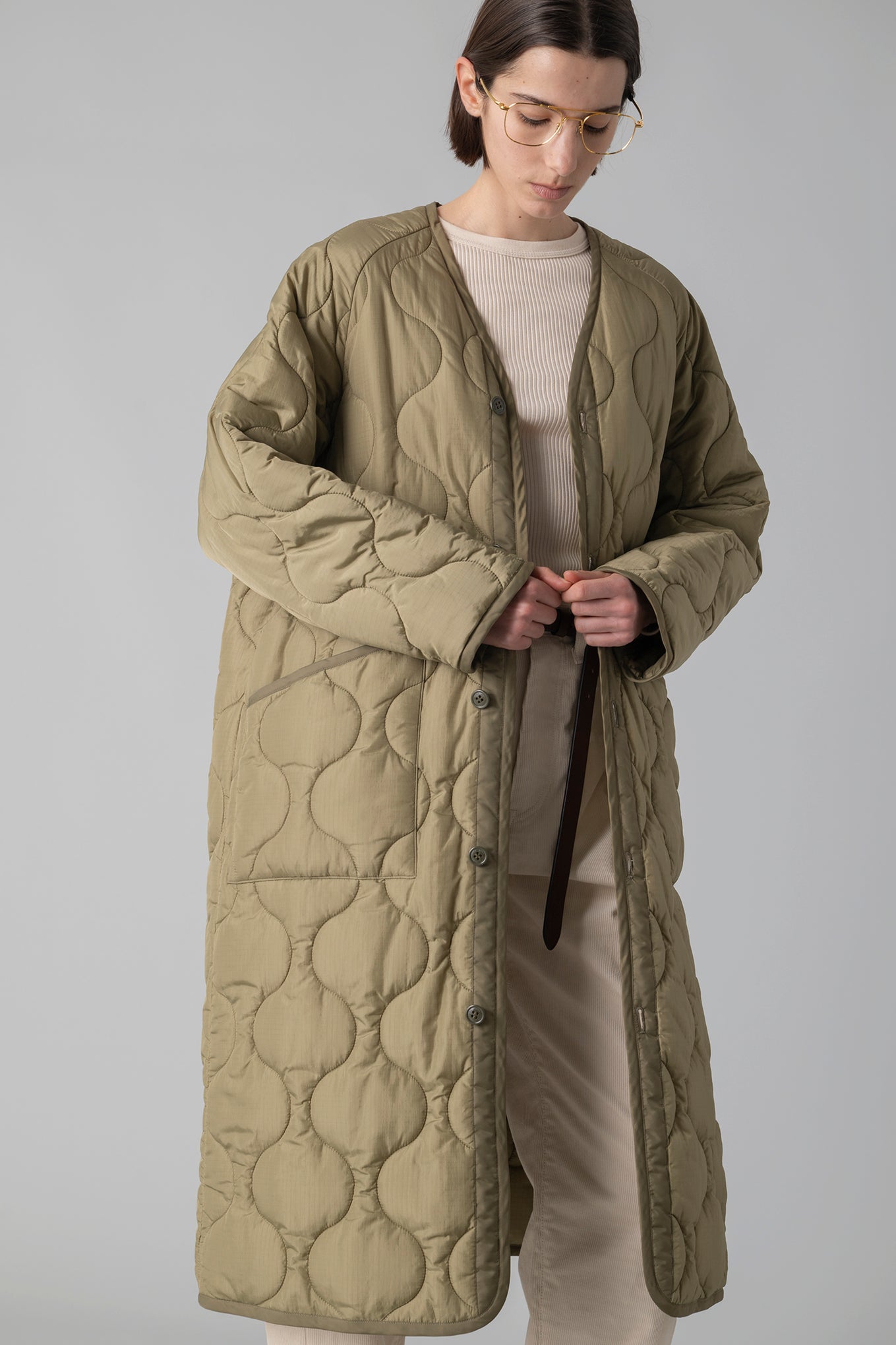QUILTED LINER COAT