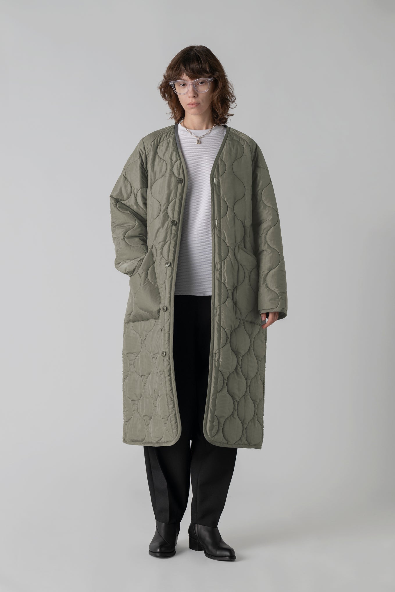 QUILTED LINER COAT