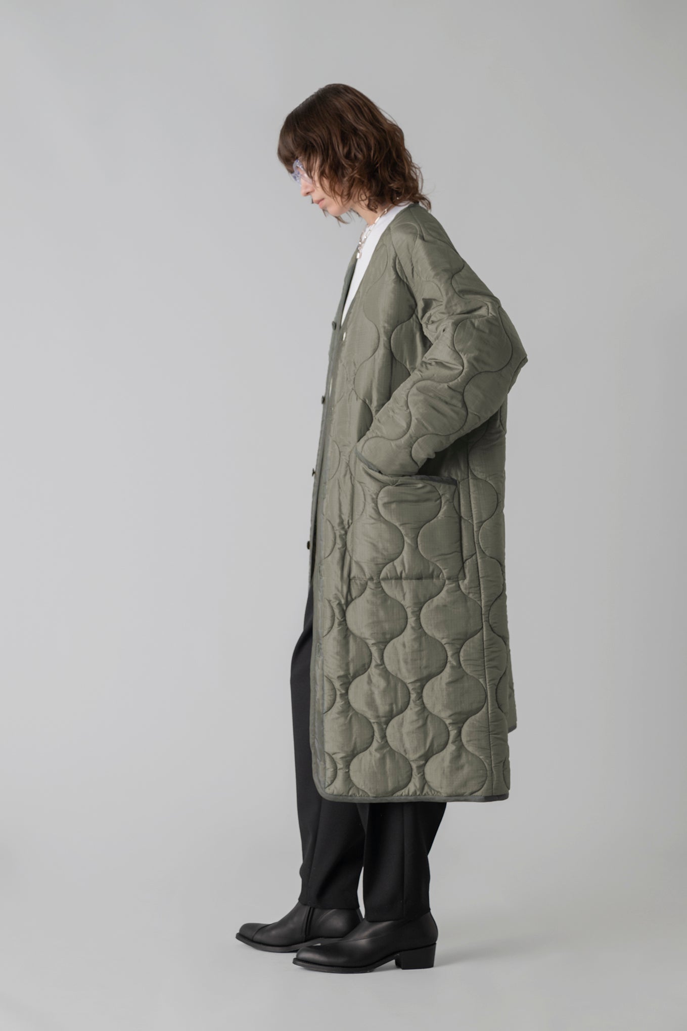 QUILTED LINER COAT