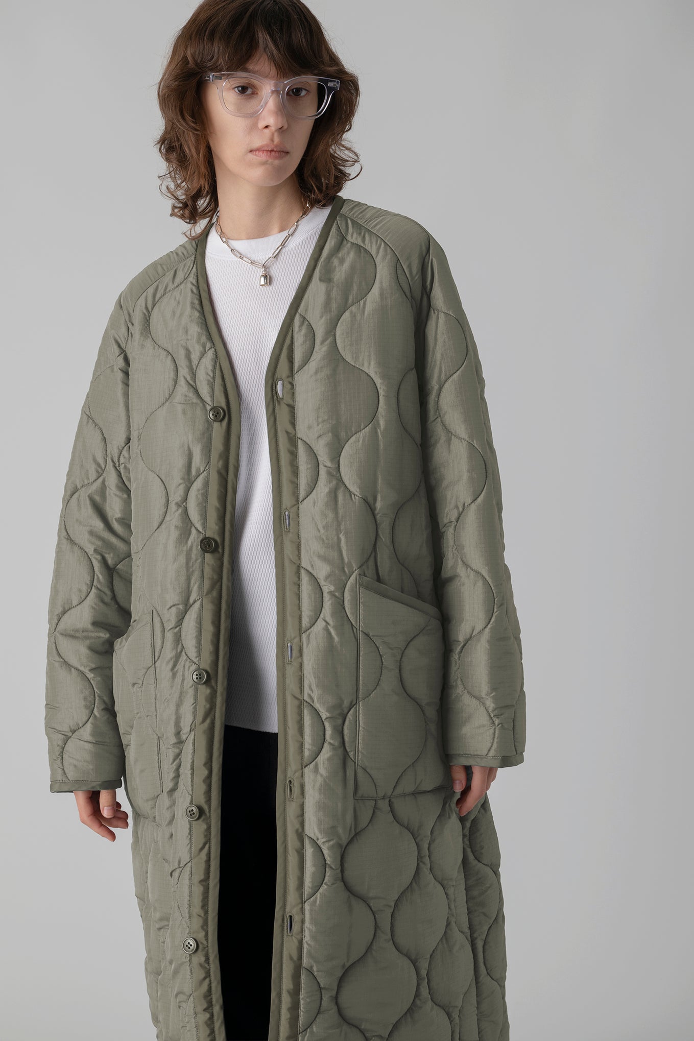 QUILTED LINER COAT