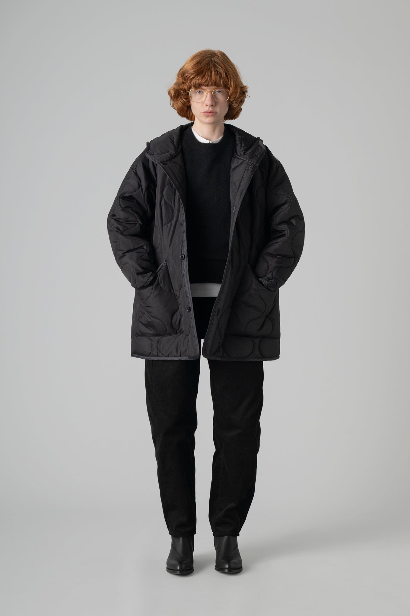 QUILTED HOODED JACKET