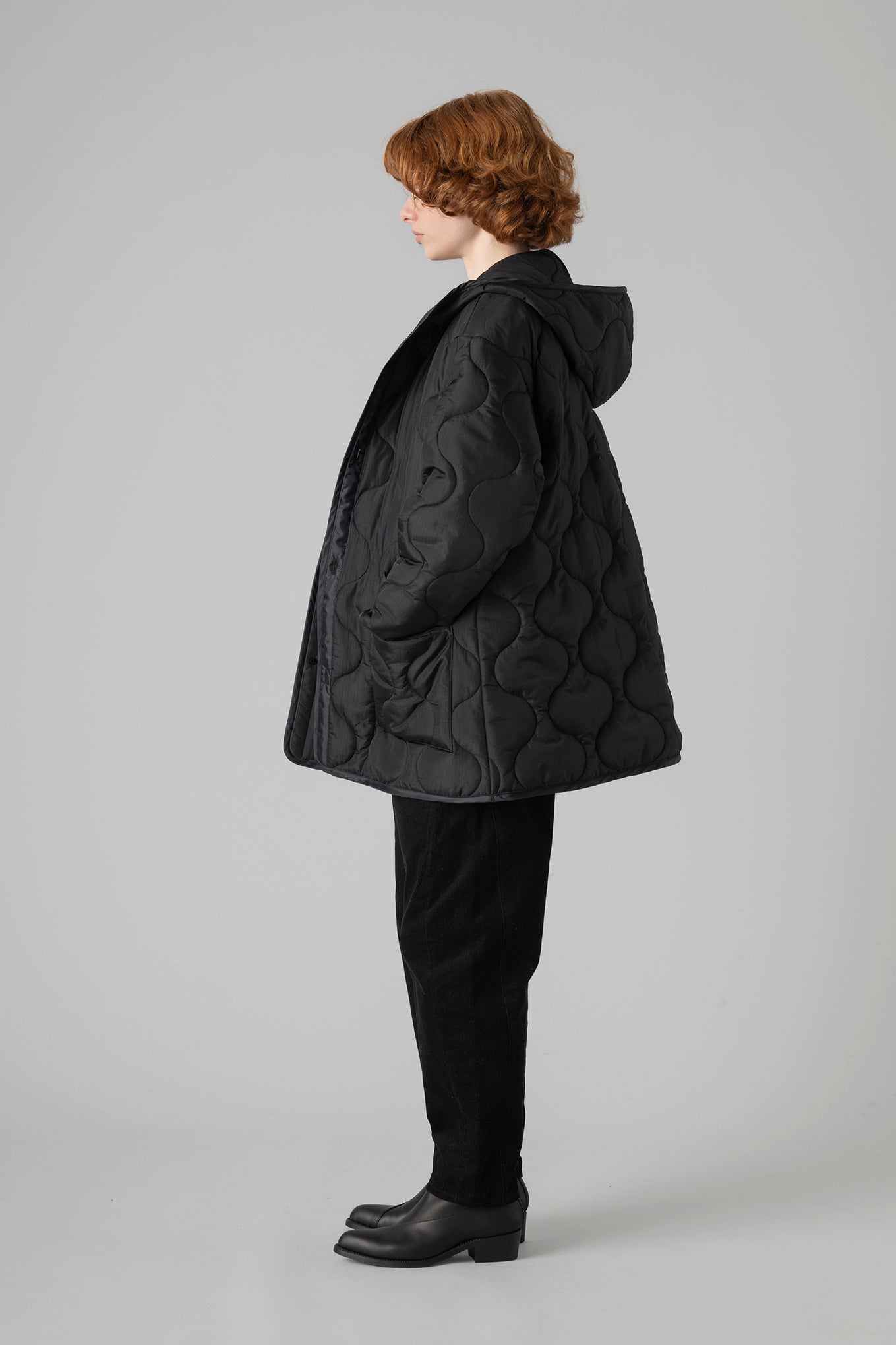 QUILTED HOODED JACKET
