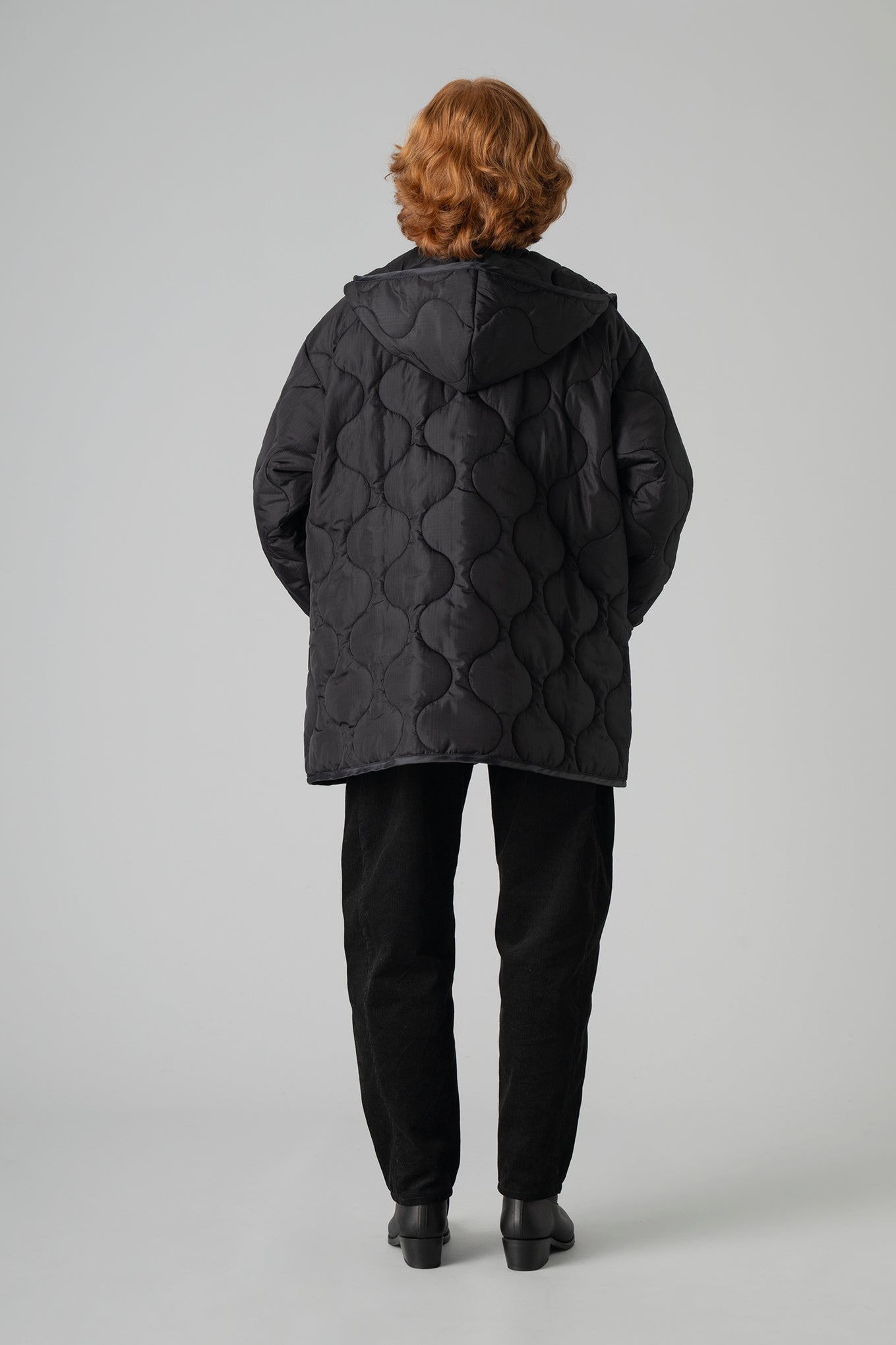QUILTED HOODED JACKET