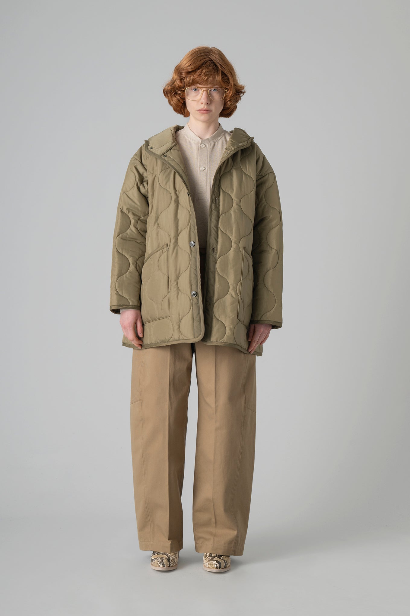 QUILTED HOODED JACKET
