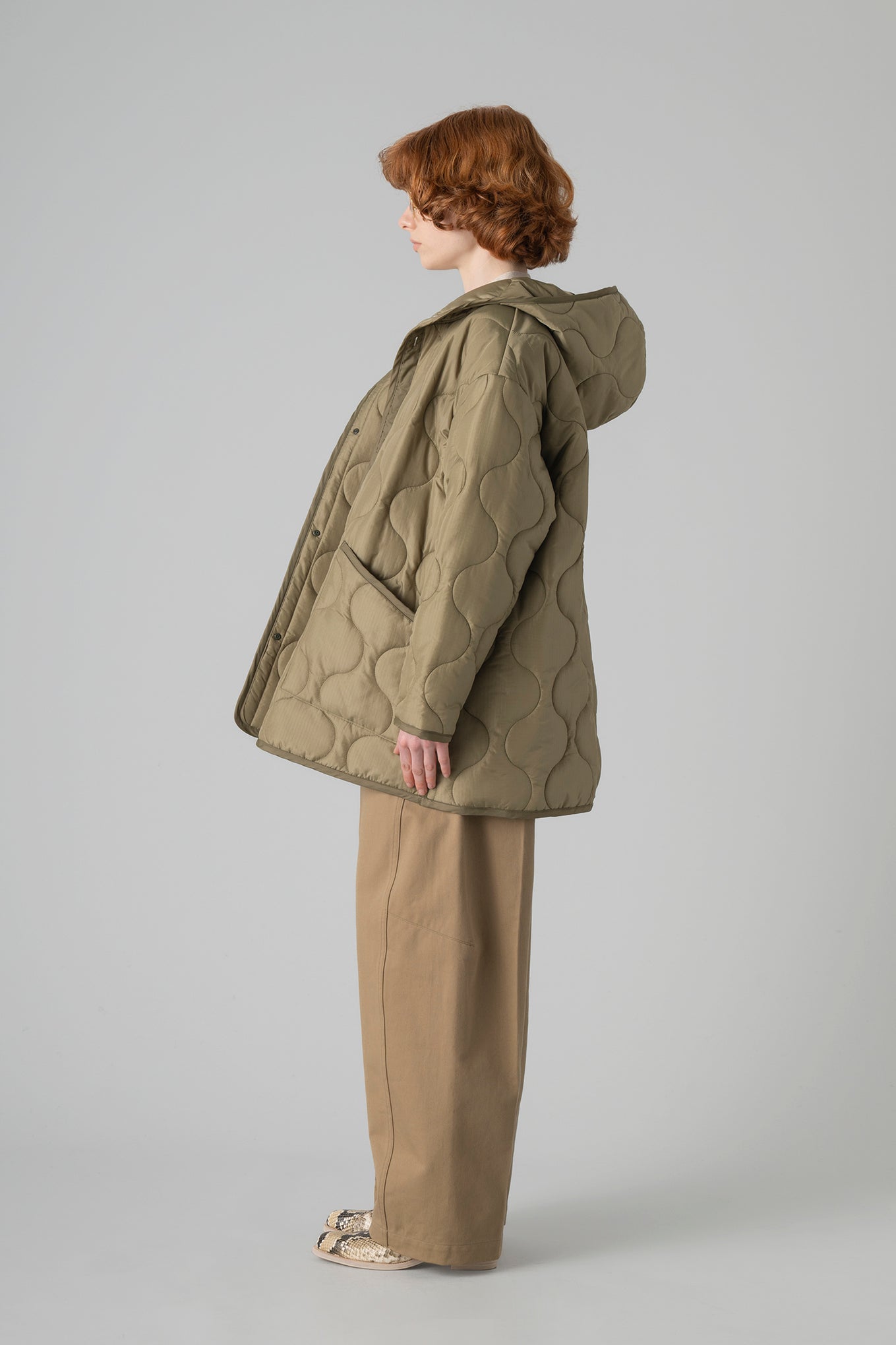 QUILTED HOODED JACKET
