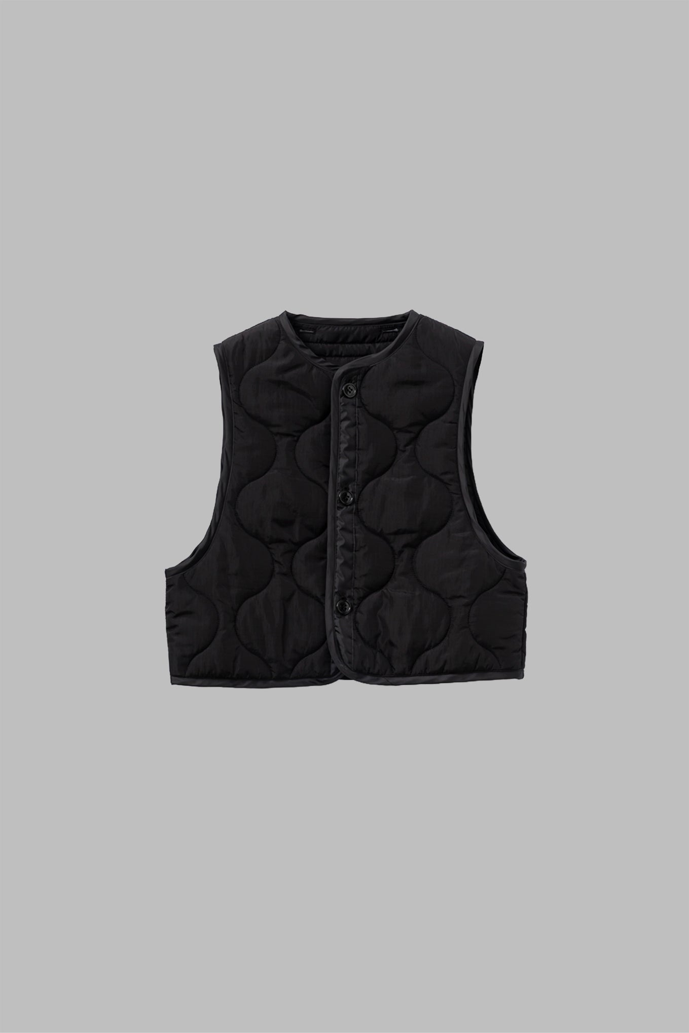 QUILTED CROPPED VEST