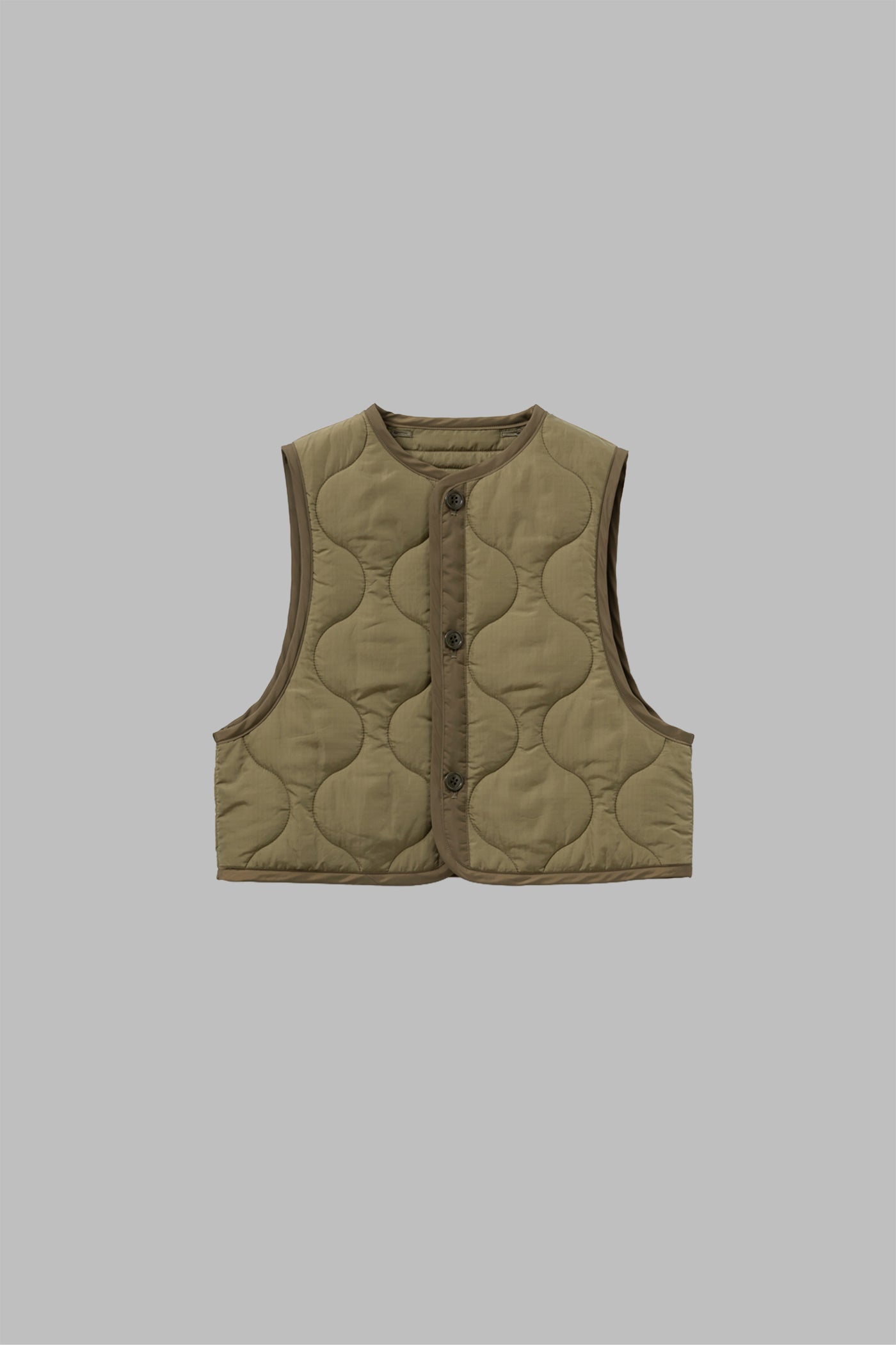 HYKE QUILTED LINER VEST カーキ サイズ1 QUILTED CROPPED VEST – HYKE ONLINE STORE
