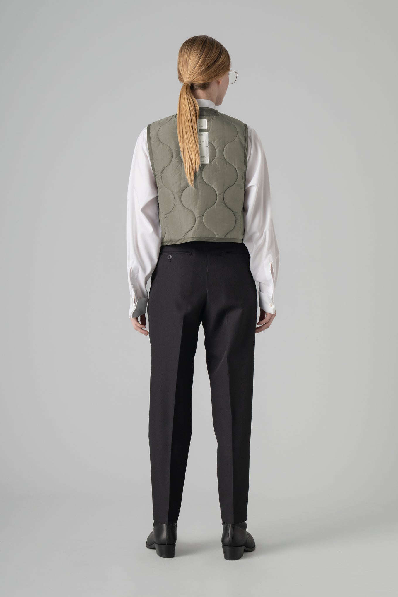 QUILTED CROPPED VEST
