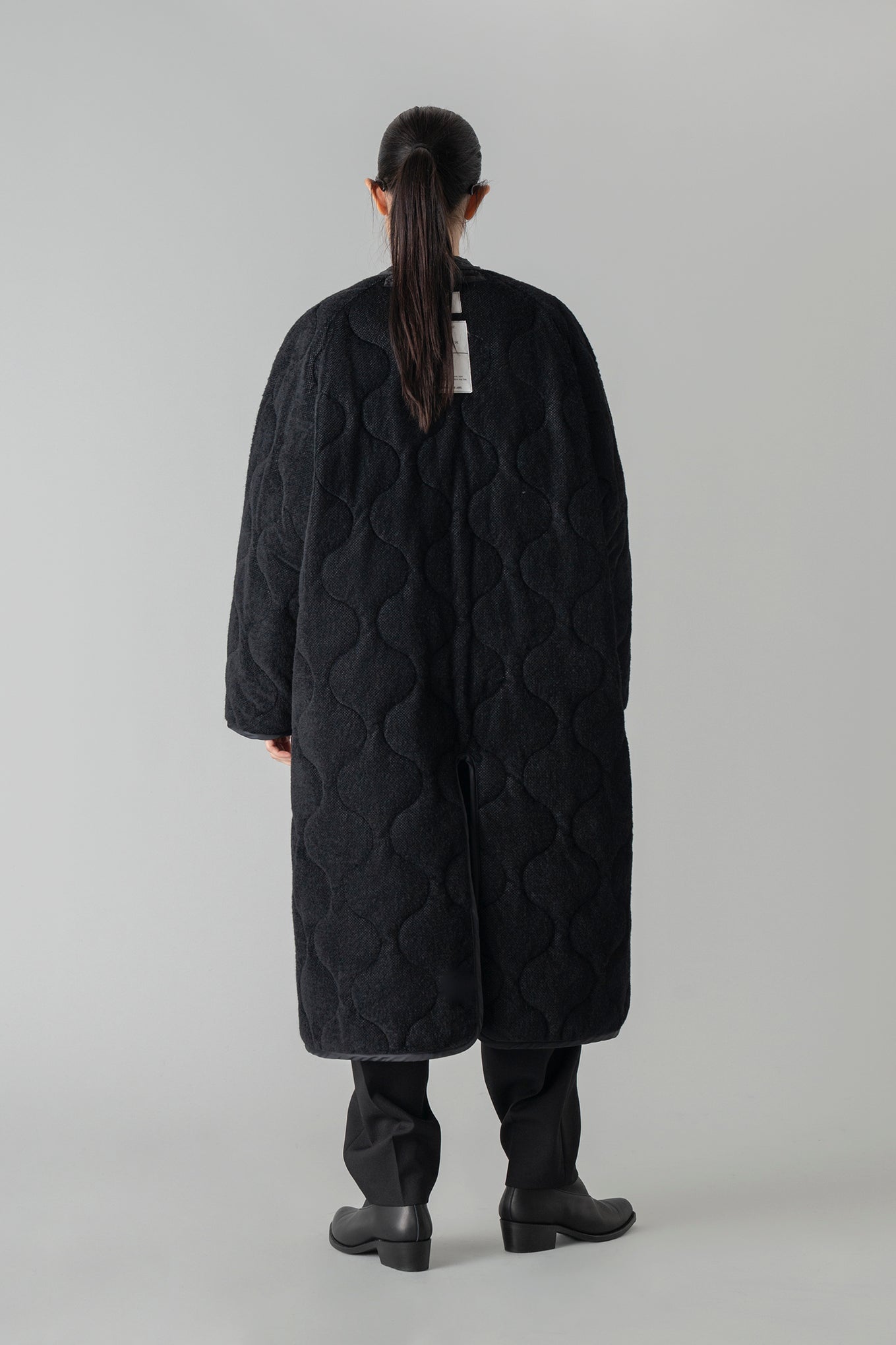 FLEECE QUILTED LINER COAT