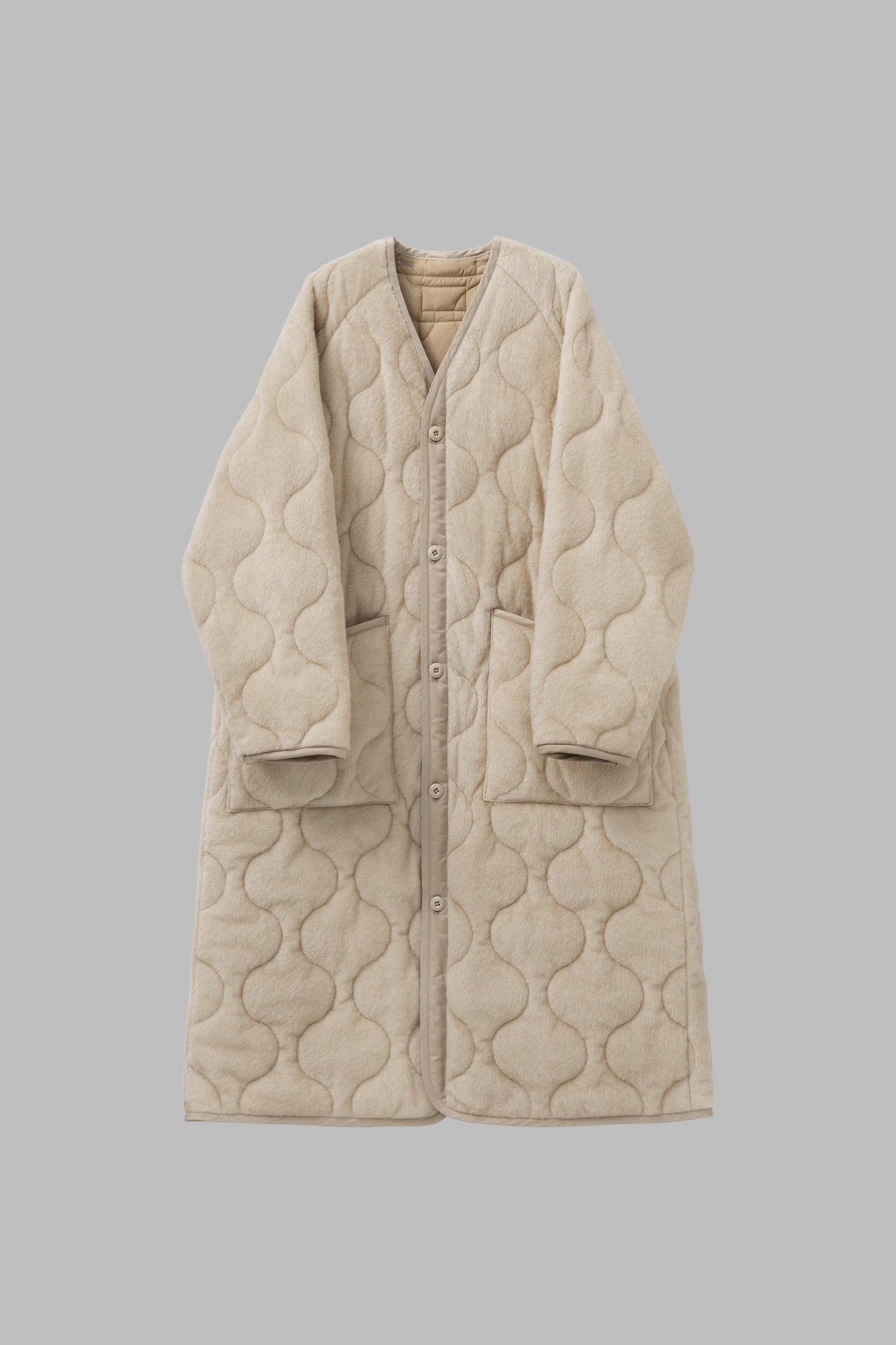 FLEECE QUILTED LINER COAT