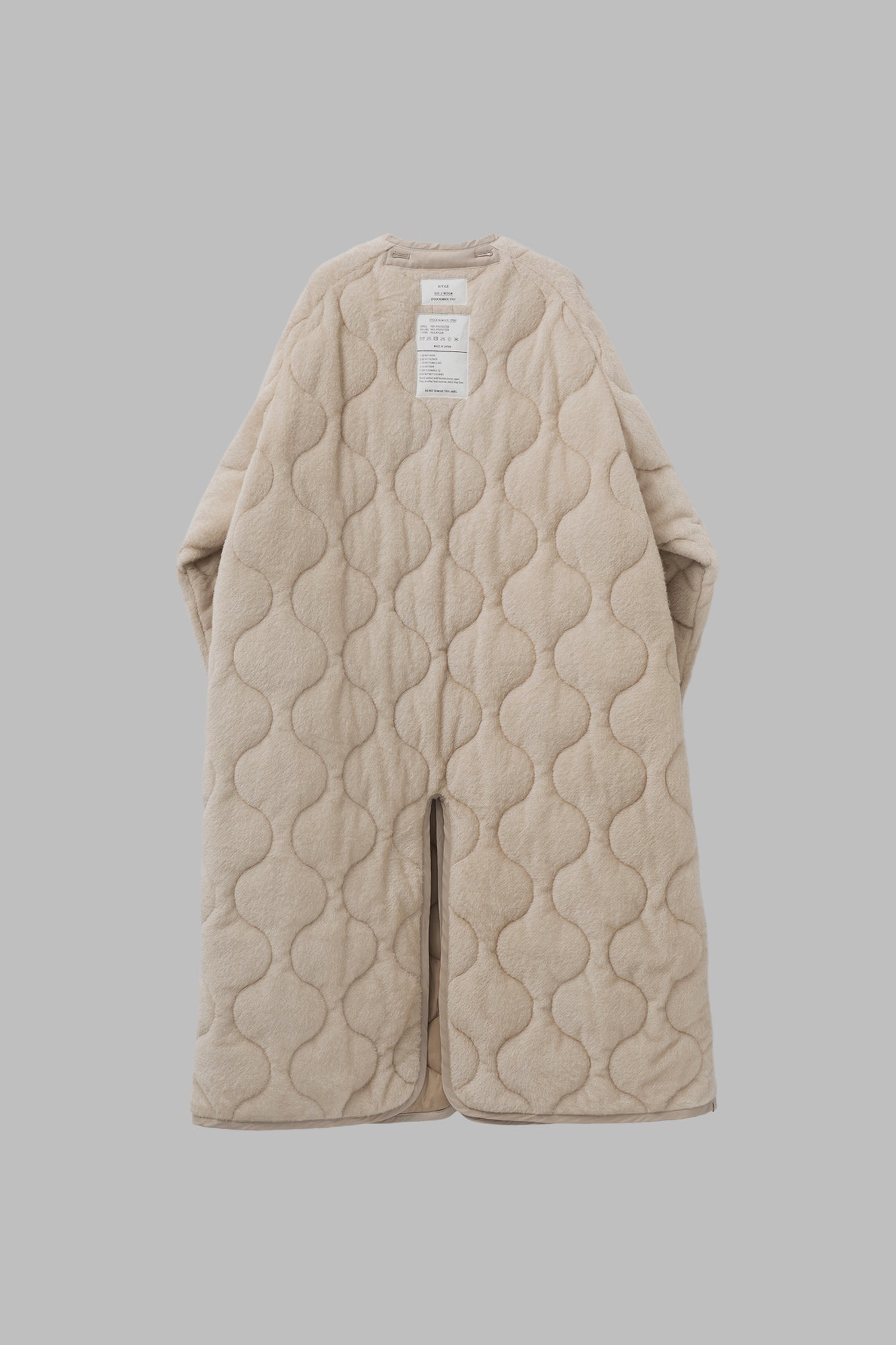 FLEECE QUILTED LINER COAT