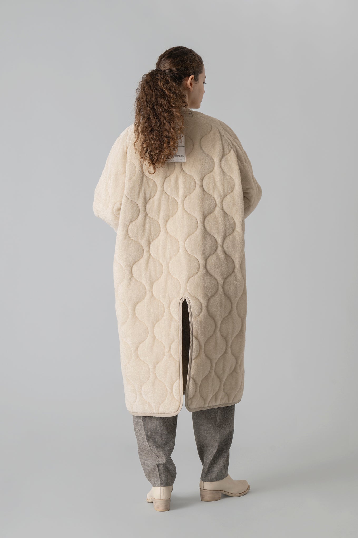 FLEECE QUILTED LINER COAT