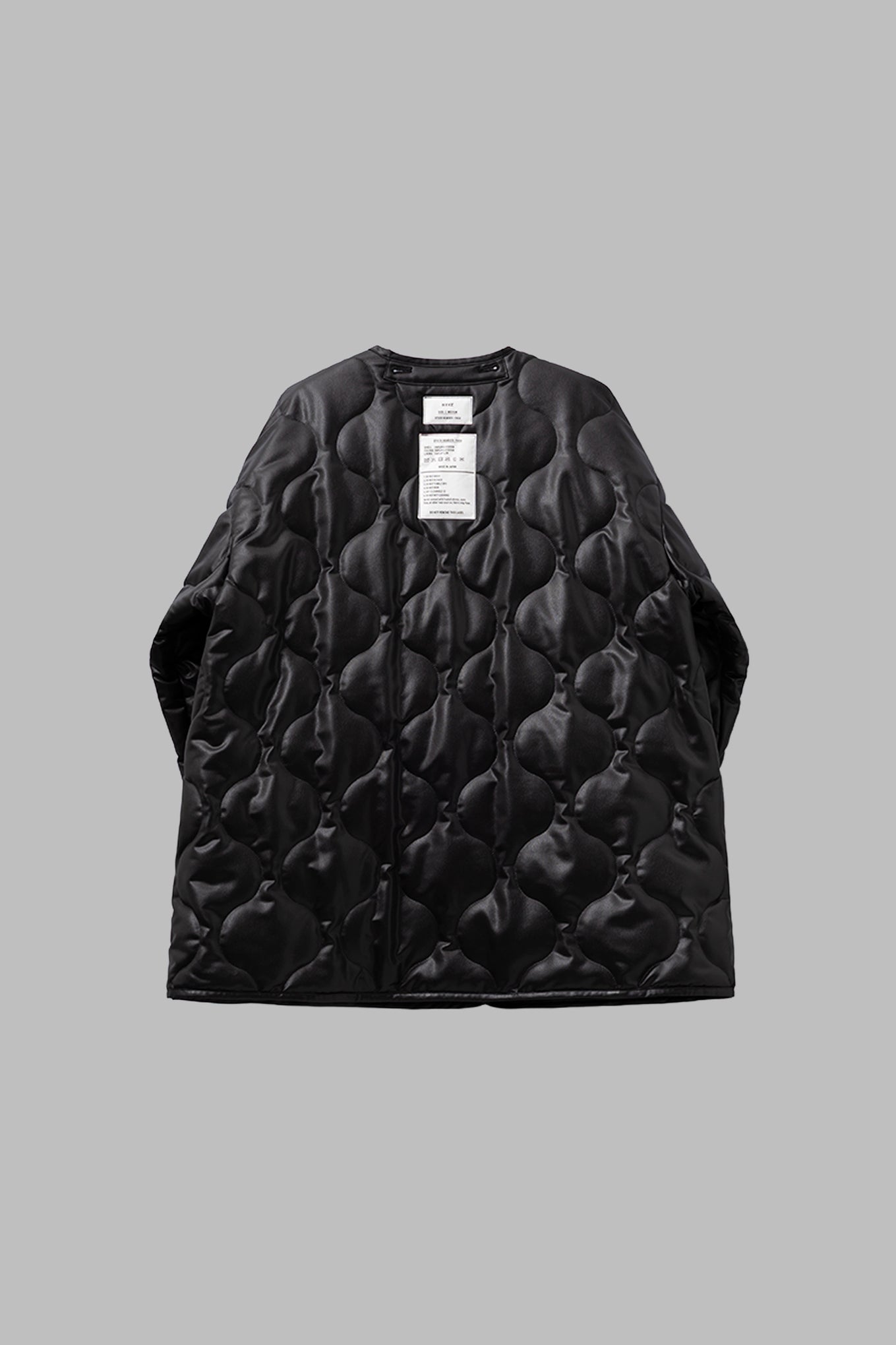 FAUX LEATHER QUILTED JACKET