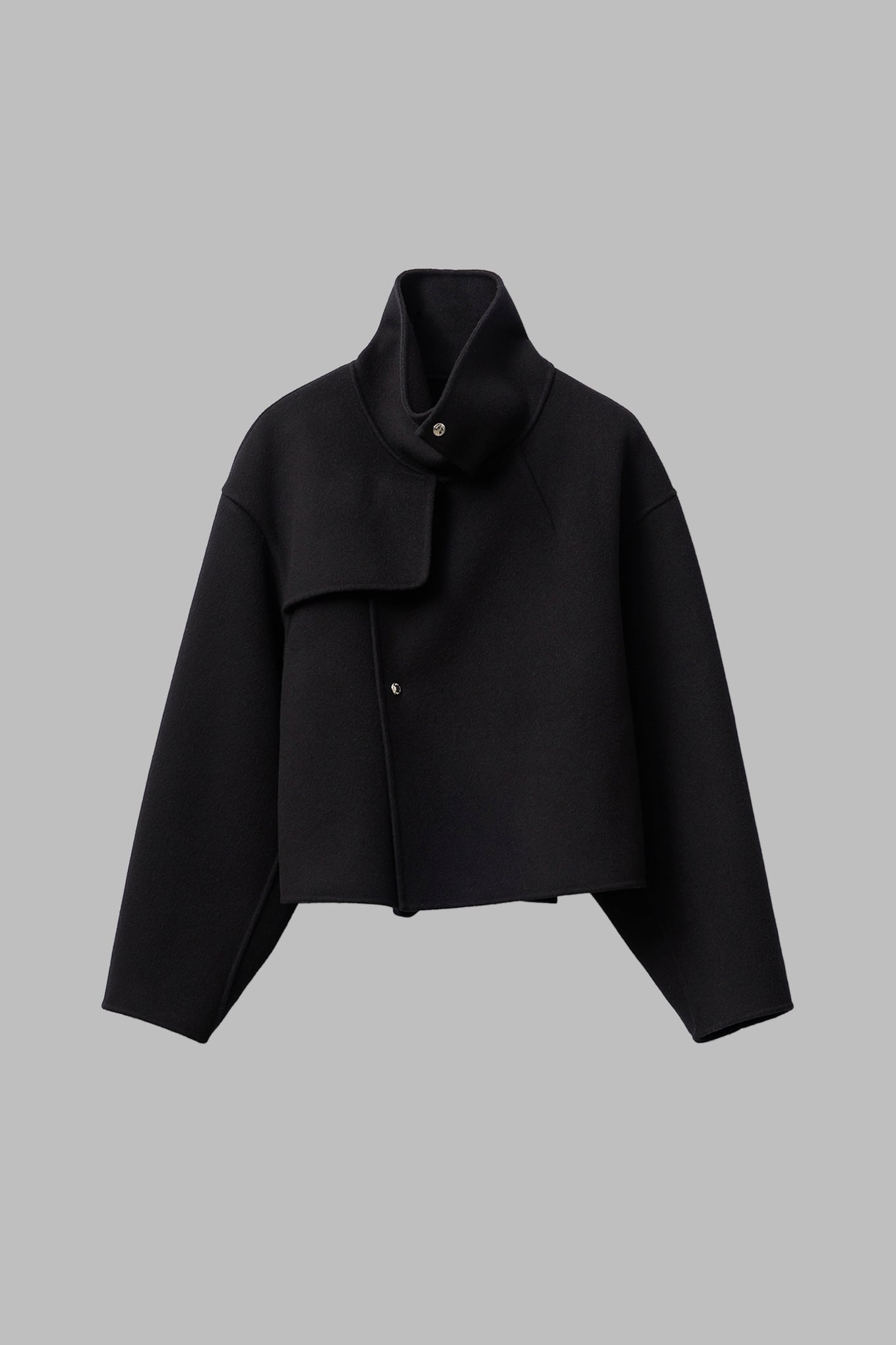 LIGHT DOUBLE-FACED CROPPED TRENCH COAT