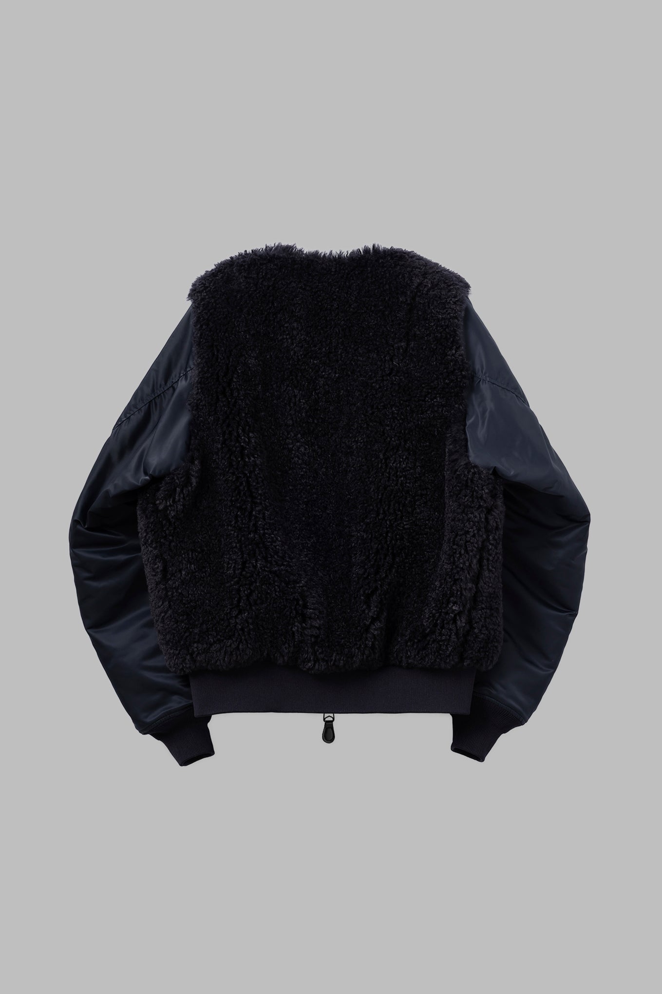 FAUX SHEARLING TYPE MA-1 JACKET