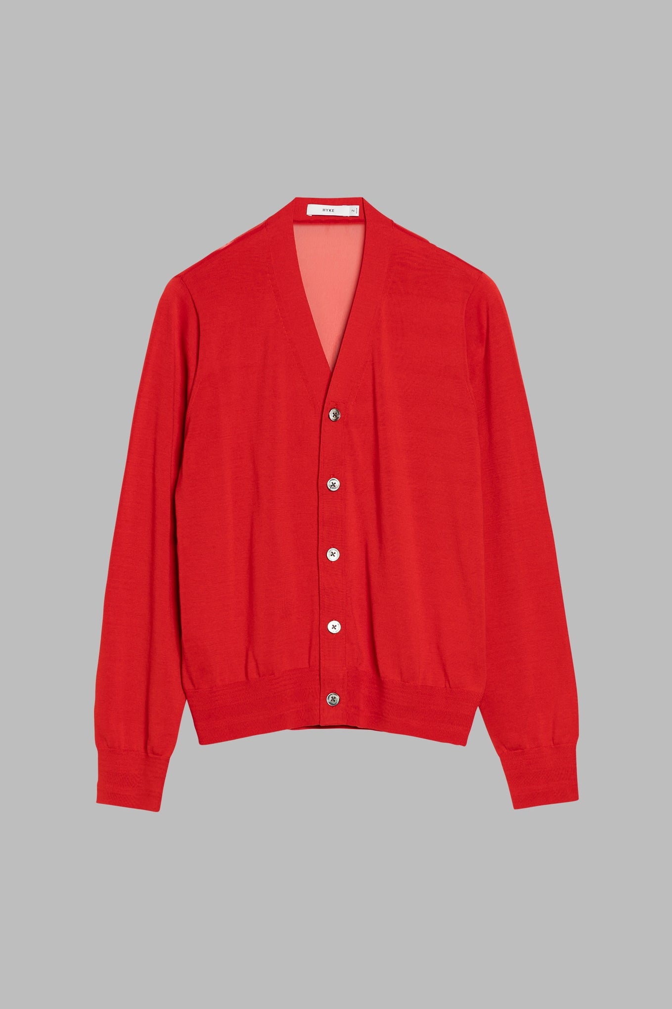 SHEER BACK KNIT CARDIGAN