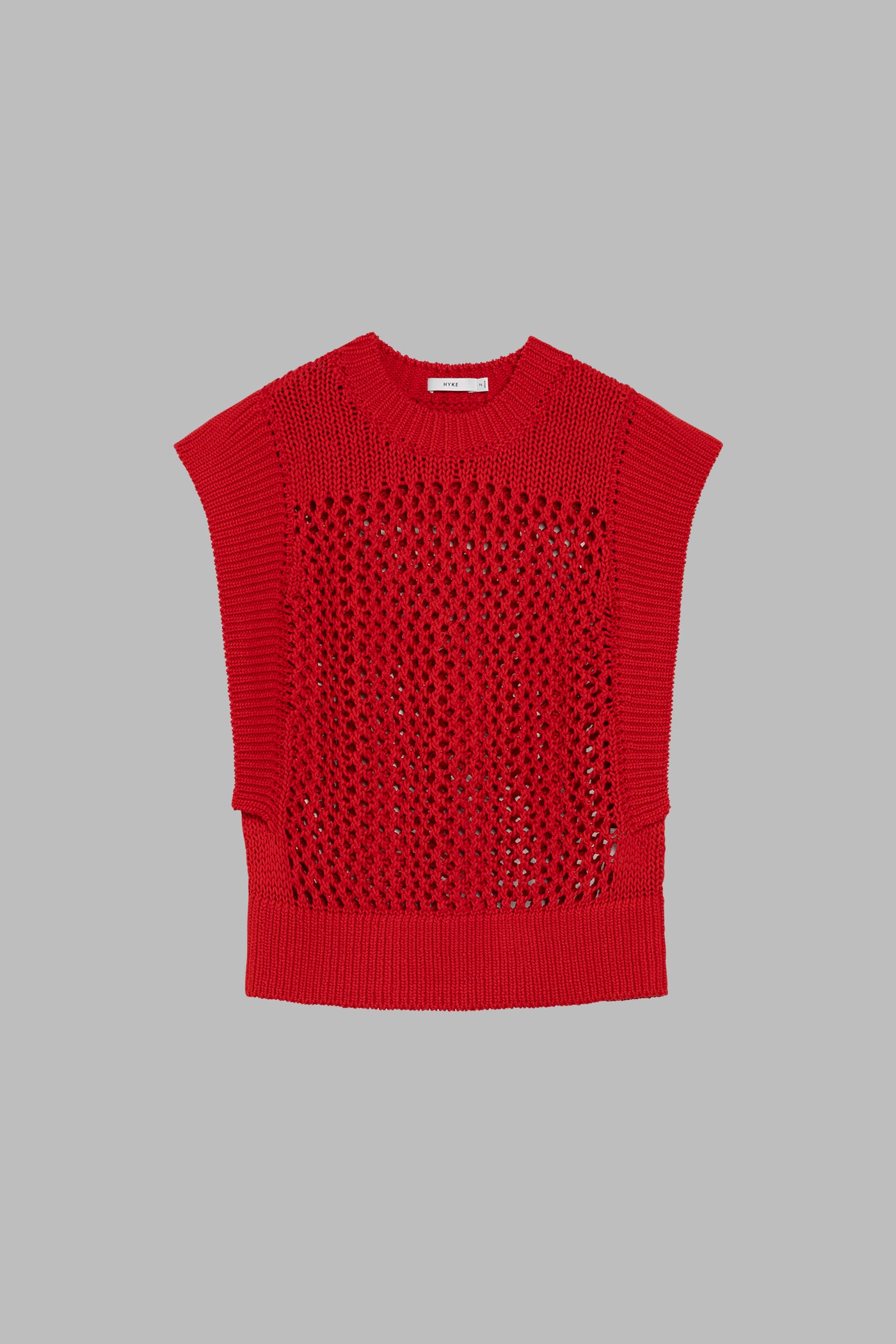 CROCHET SLEEVELESS KNIT – HYKE ONLINE STORE