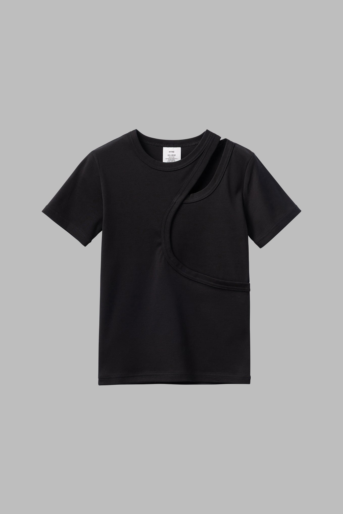 LAYERED SHORT-SLV TEE