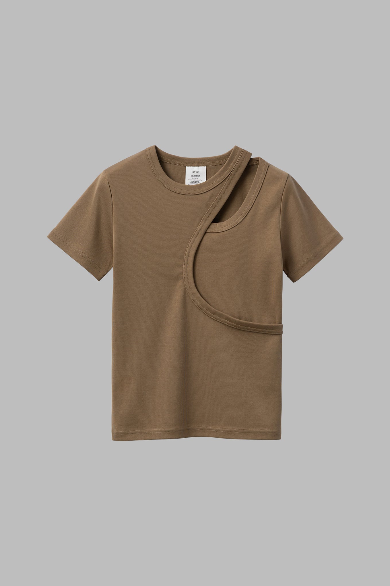 LAYERED SHORT-SLV TEE
