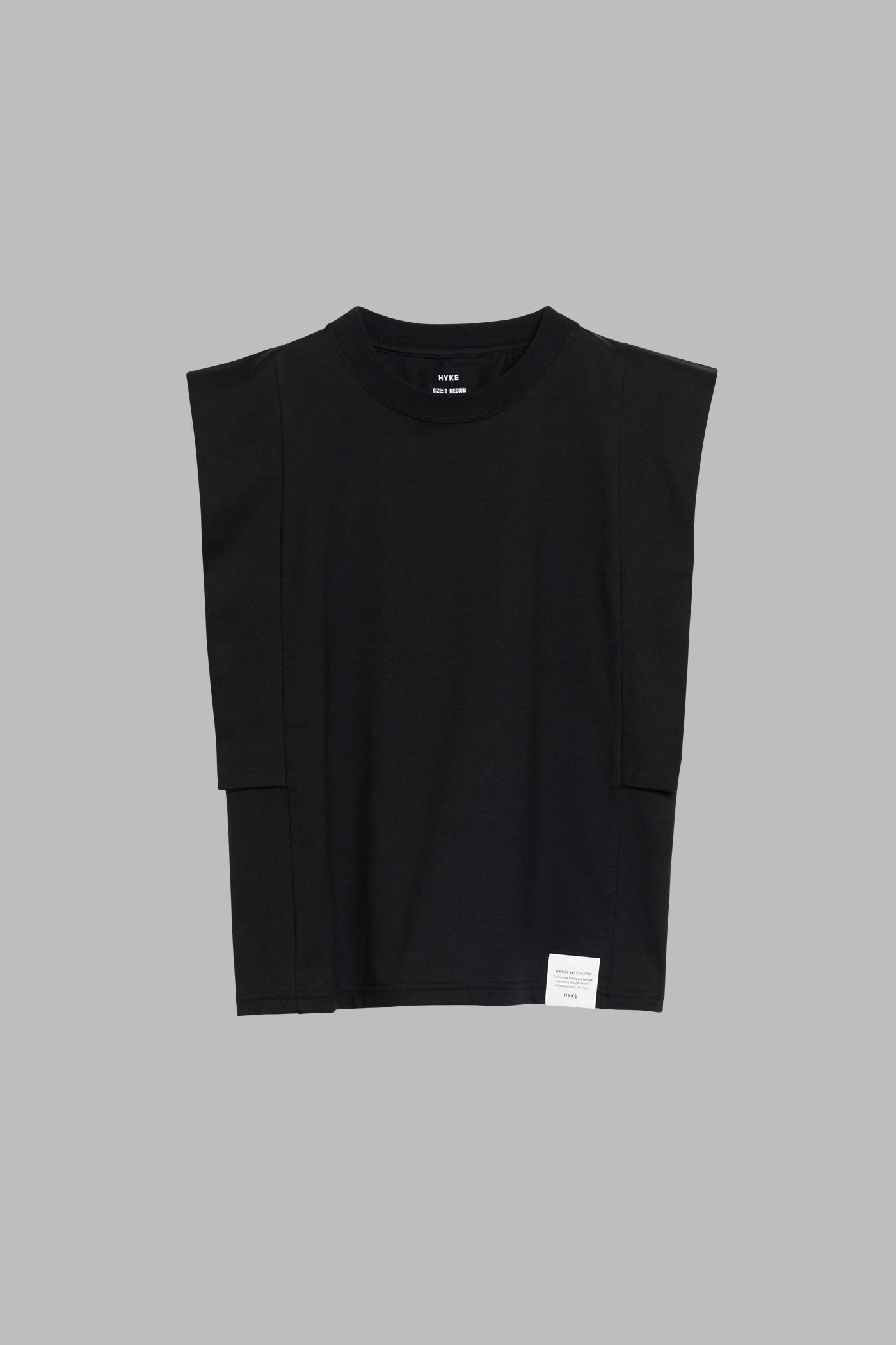 POWER SHOULDER TOP (6.5OZ) – HYKE ONLINE STORE