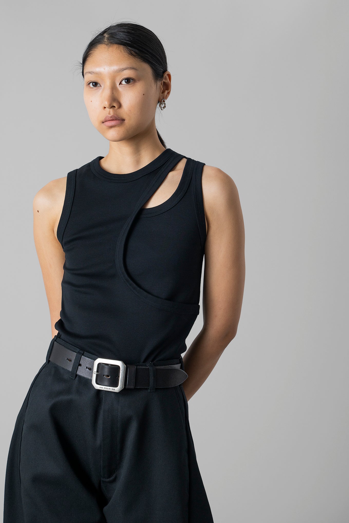 t★【新品・タグ付き】hykeハイクLAYERED TANK TOP LAYERED TANK TOP-レイヤードタンクトップ-HYKE（ハイク）通販| st company