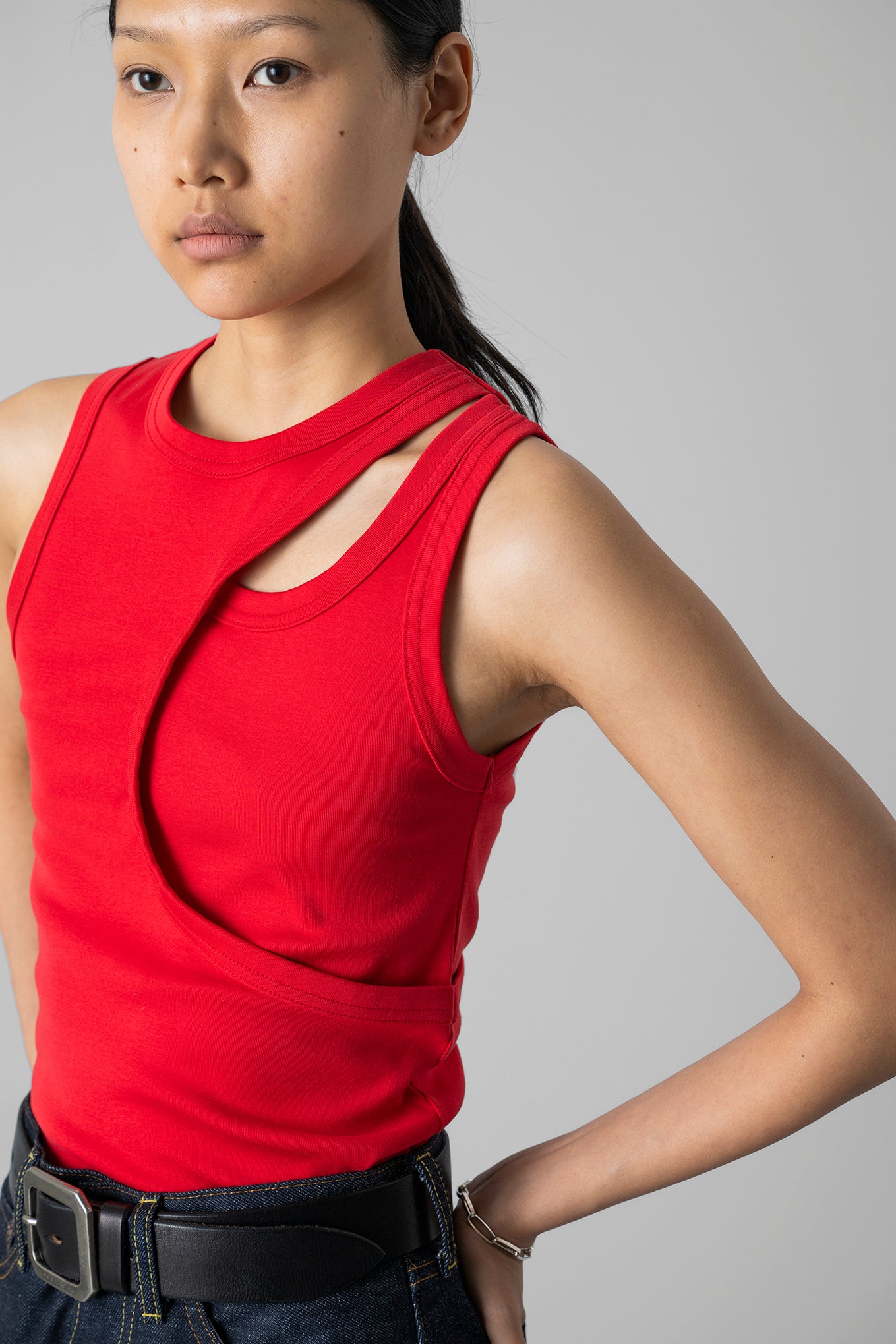 LAYERED TANK TOP – HYKE ONLINE STORE