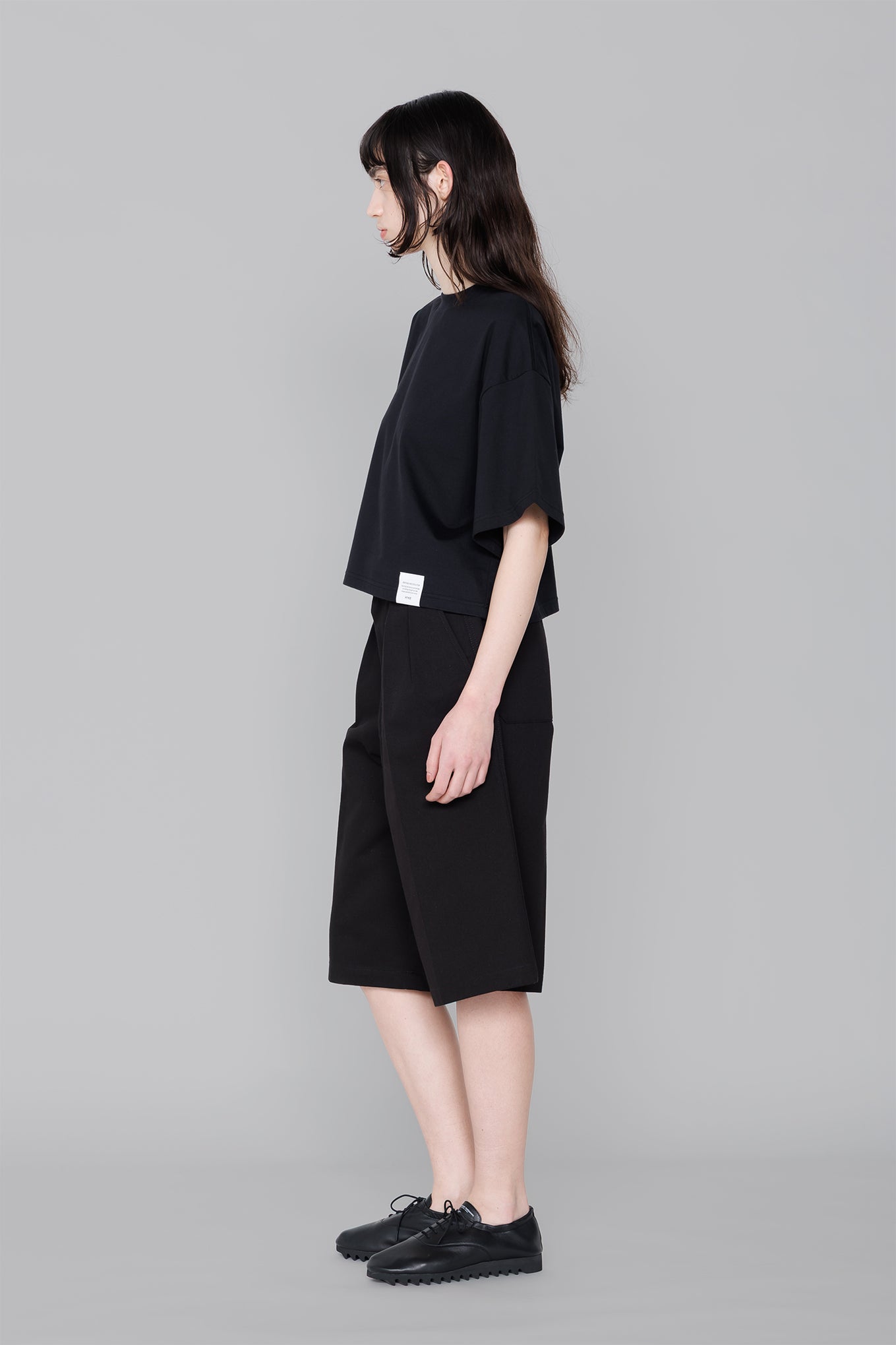 CROPPED SHORT-SLV TEE / BIG FIT (6.5OZ)