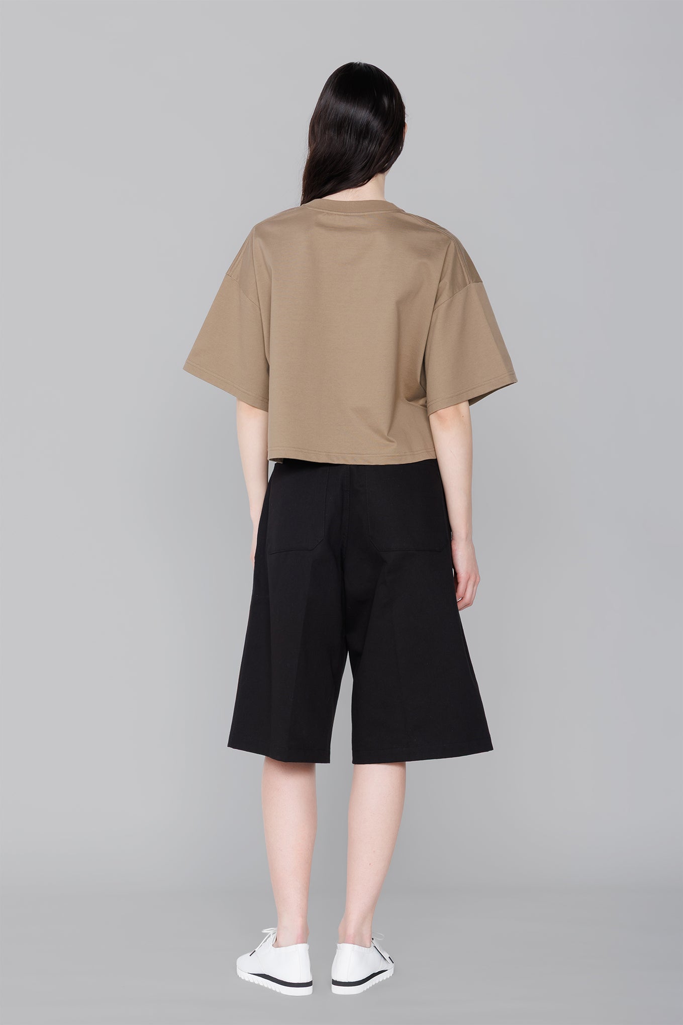 CROPPED SHORT-SLV TEE / BIG FIT (6.5OZ)
