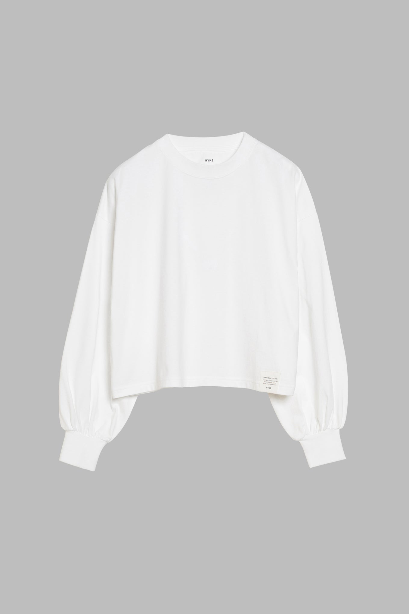 CROPPED LONG-SLV TEE / BIG FIT (6.5OZ)