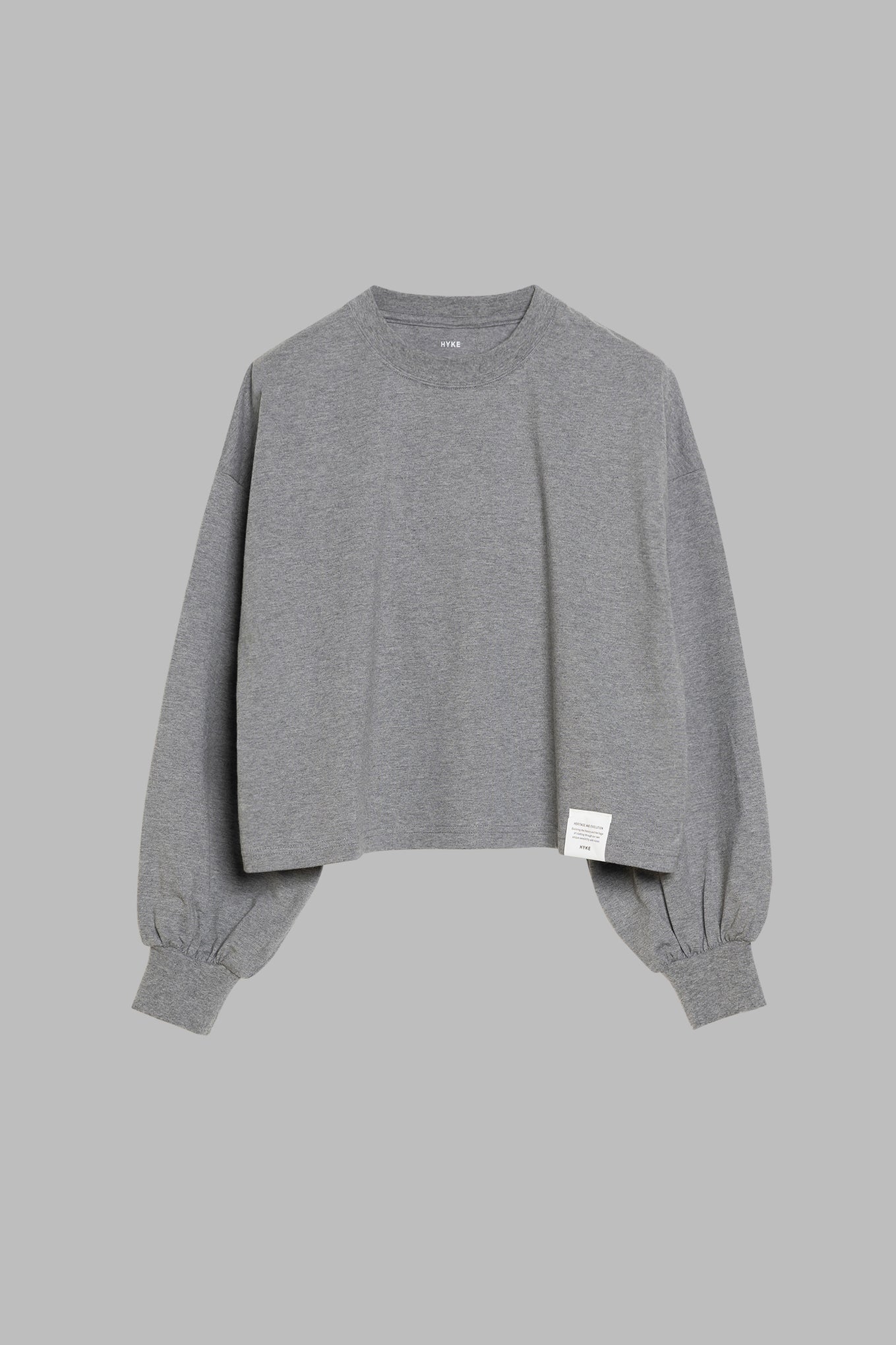CROPPED LONG-SLV TEE / BIG FIT (6.5OZ)
