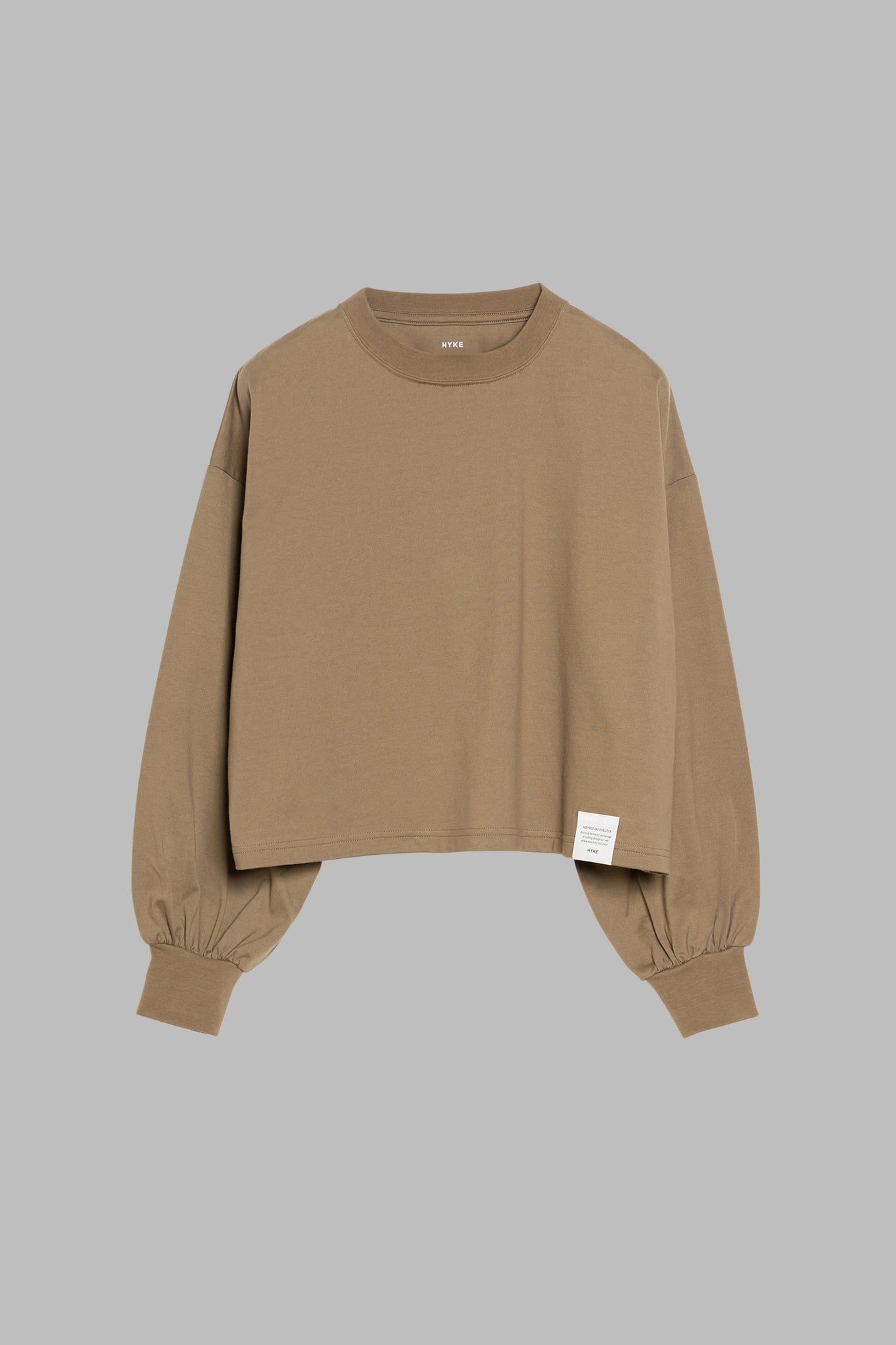CROPPED LONG-SLV TEE / BIG FIT (6.5OZ)