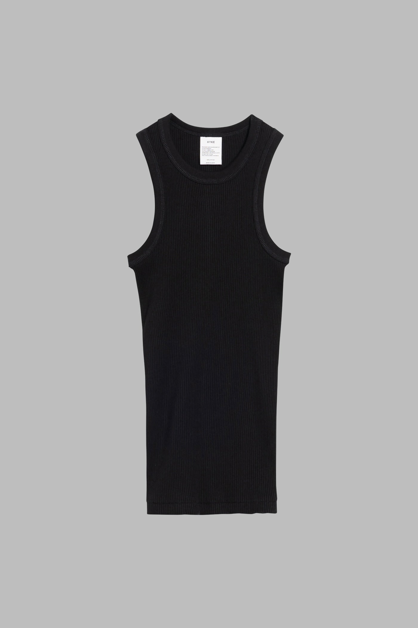 CREW NECK TANK TOP – HYKE ONLINE STORE
