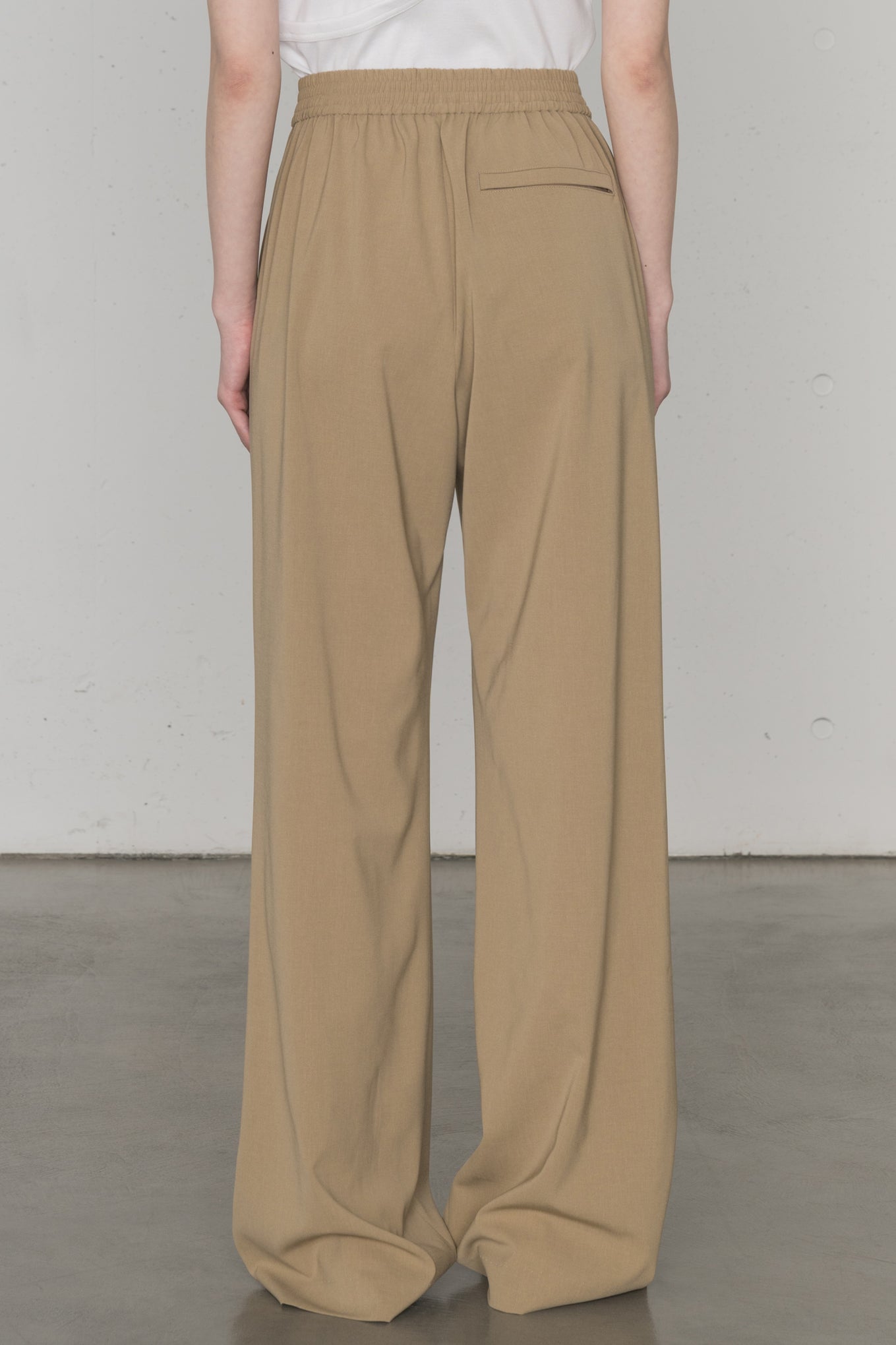 STRETCH WIDE-LEG PANTS