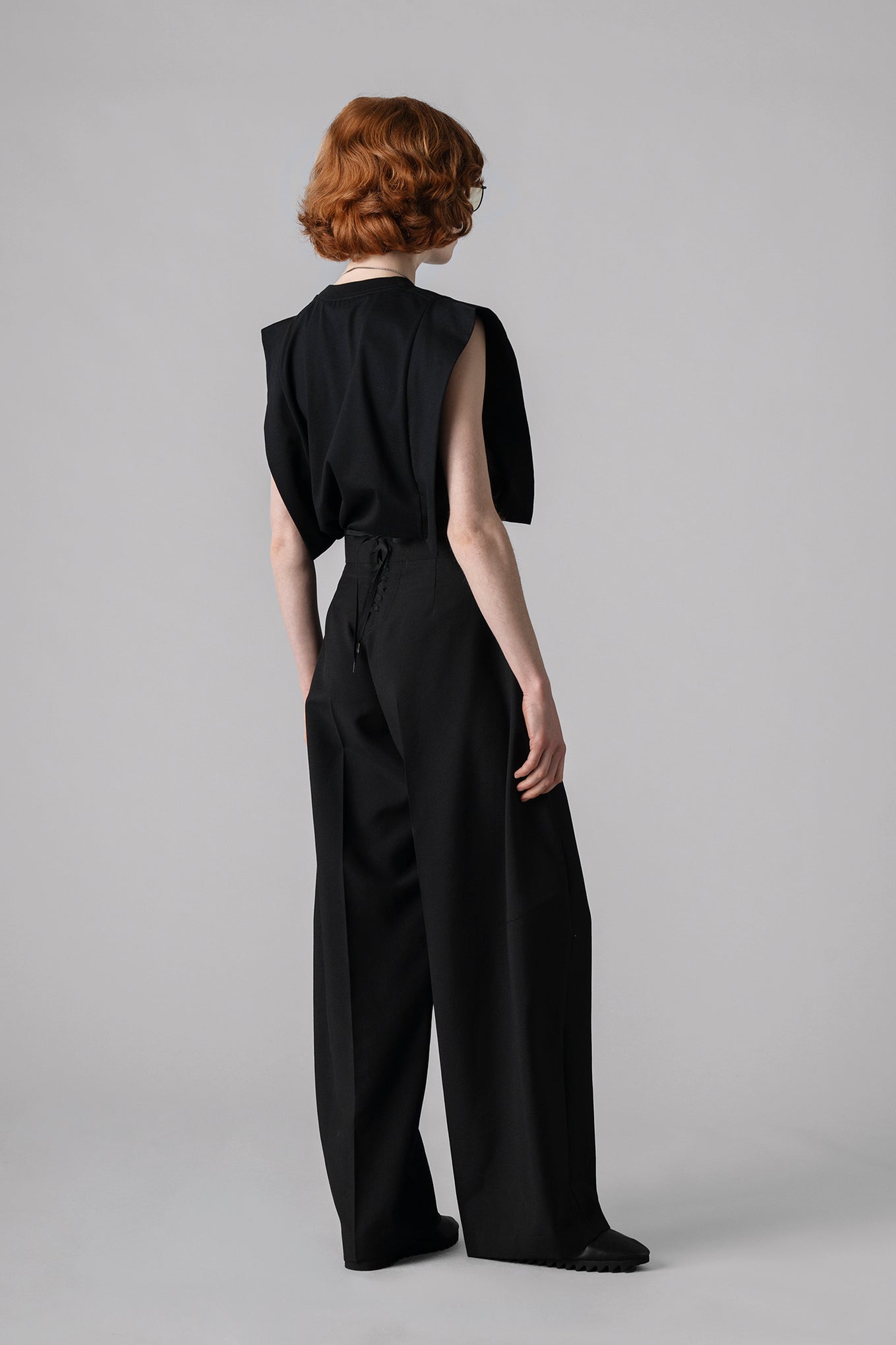 SAILOR BARREL-LEG PANTS