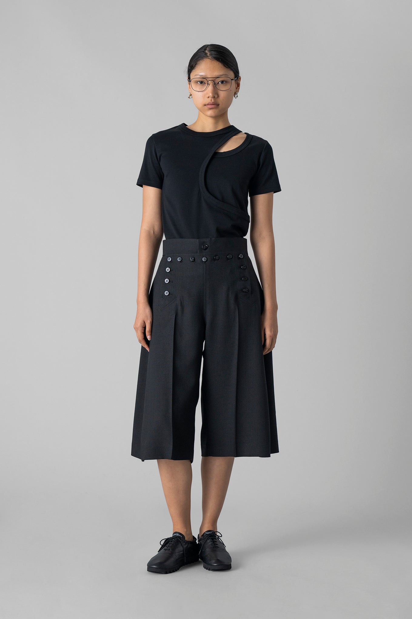 SAILOR BARREL-LEG SHORTS